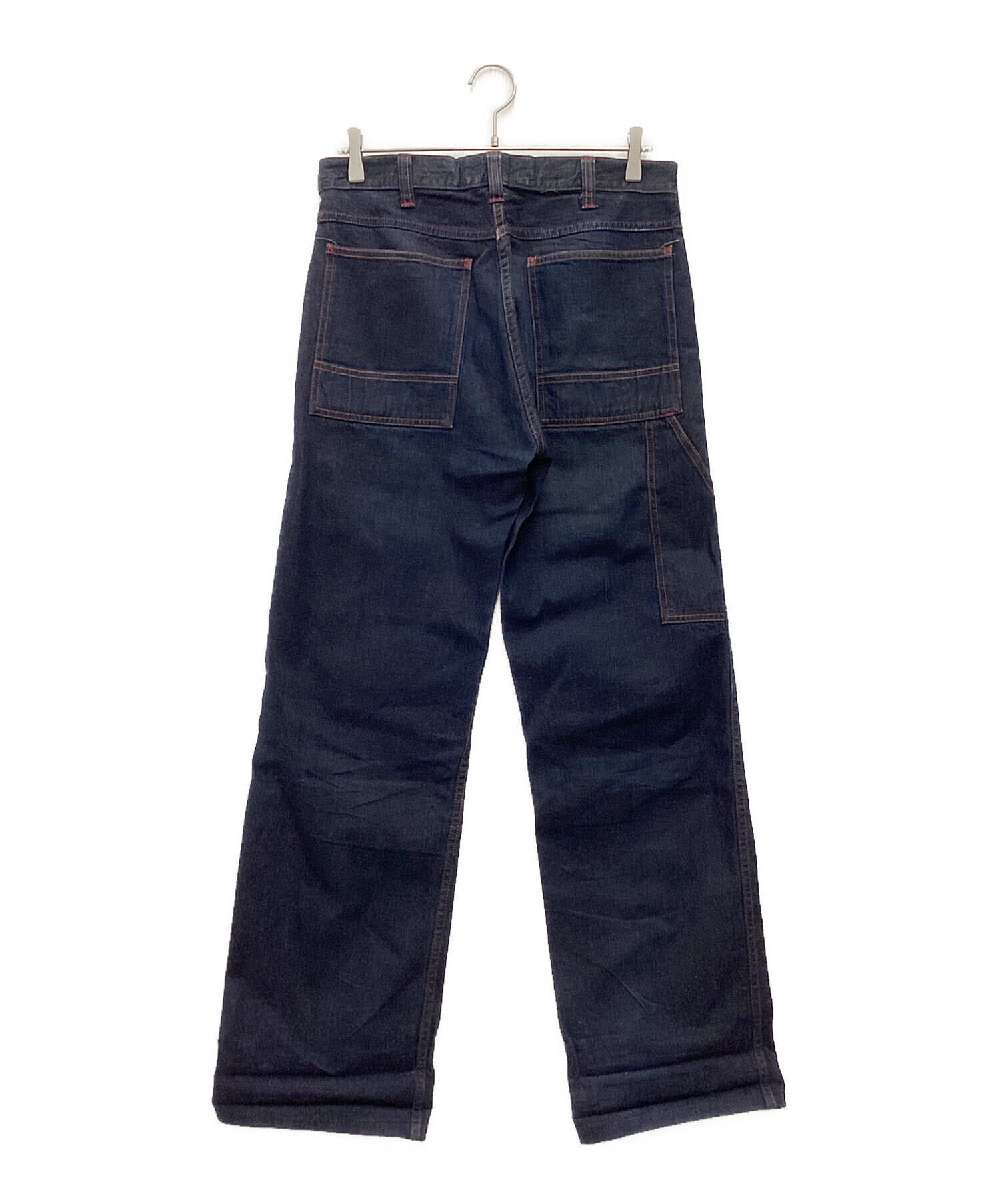 中古・古着通販】TEST (テスト) デニムパンツ 月桂樹ボタン 推定復刻