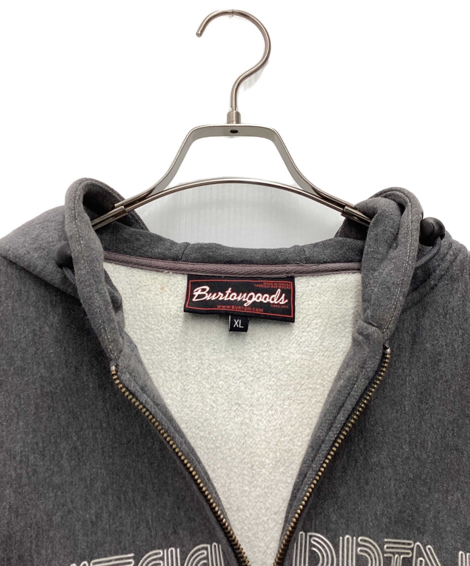 中古・古着通販】BURTON (バートン) ジップパーカー 90s グレー サイズ