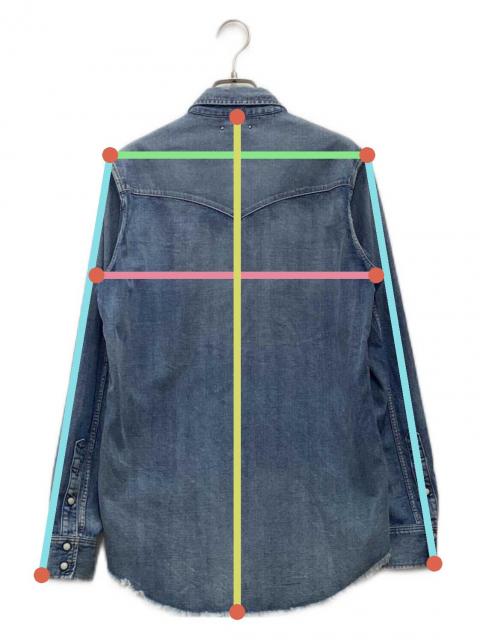 中古・古着通販】MINEDENIM (マインデニム) デニムシャツ スカイブルー