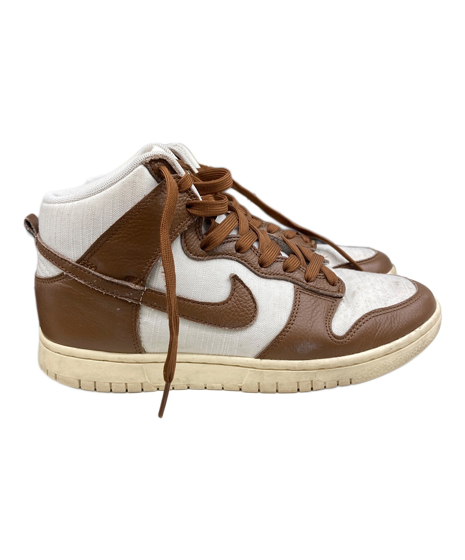 中古・古着通販】NIKE (ナイキ) ハイカットスニーカー ブラウン サイズ