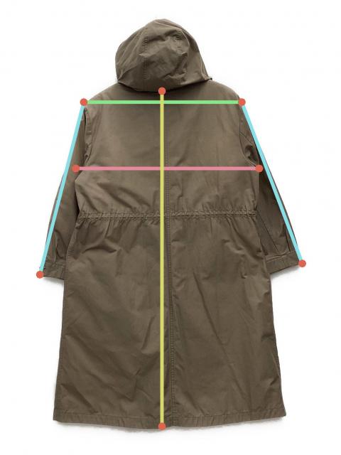 中古・古着通販】UNTITLED (アンタイトル) モッズコート カーキ サイズ