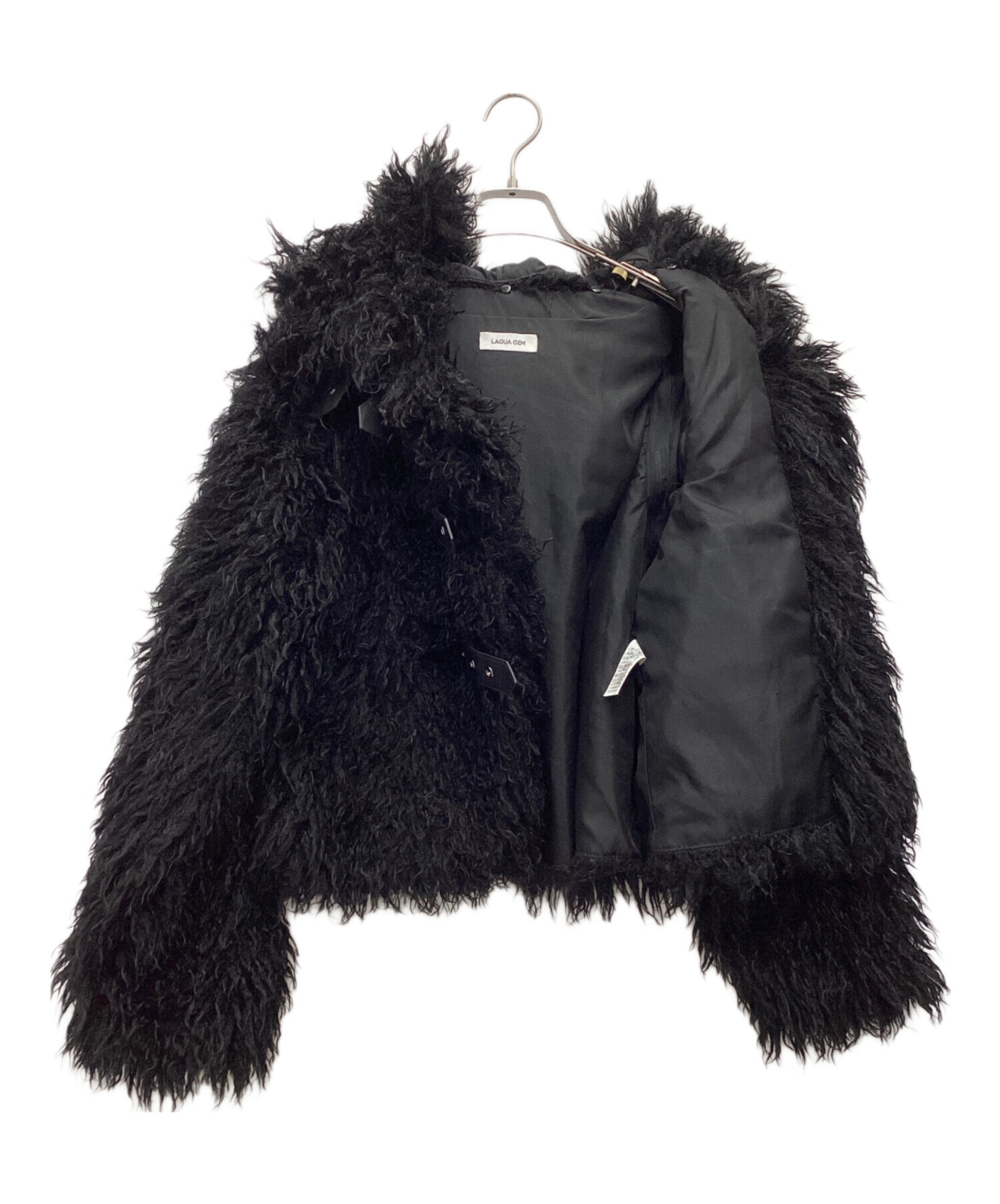 LAGUA GEM LONG FAUX FUR BELTED ジャケット⭕️ LAGUA GEM | LONG FAUX FUR BELTED ジャケット (コート ) |SHEL'TTER