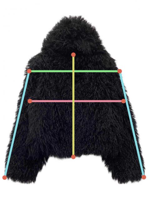 中古・古着通販】LAGUA GEM (ラグアジェム) LONG FAUX FUR BELTED