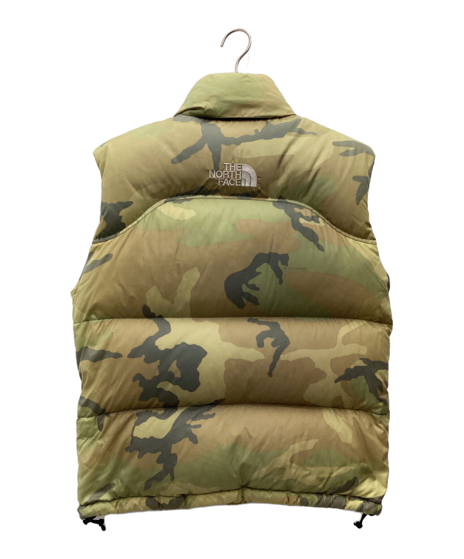 THE NORTH FACE ノースフェイス ヌプシ ダウンベスト 迷彩 中古・古着  