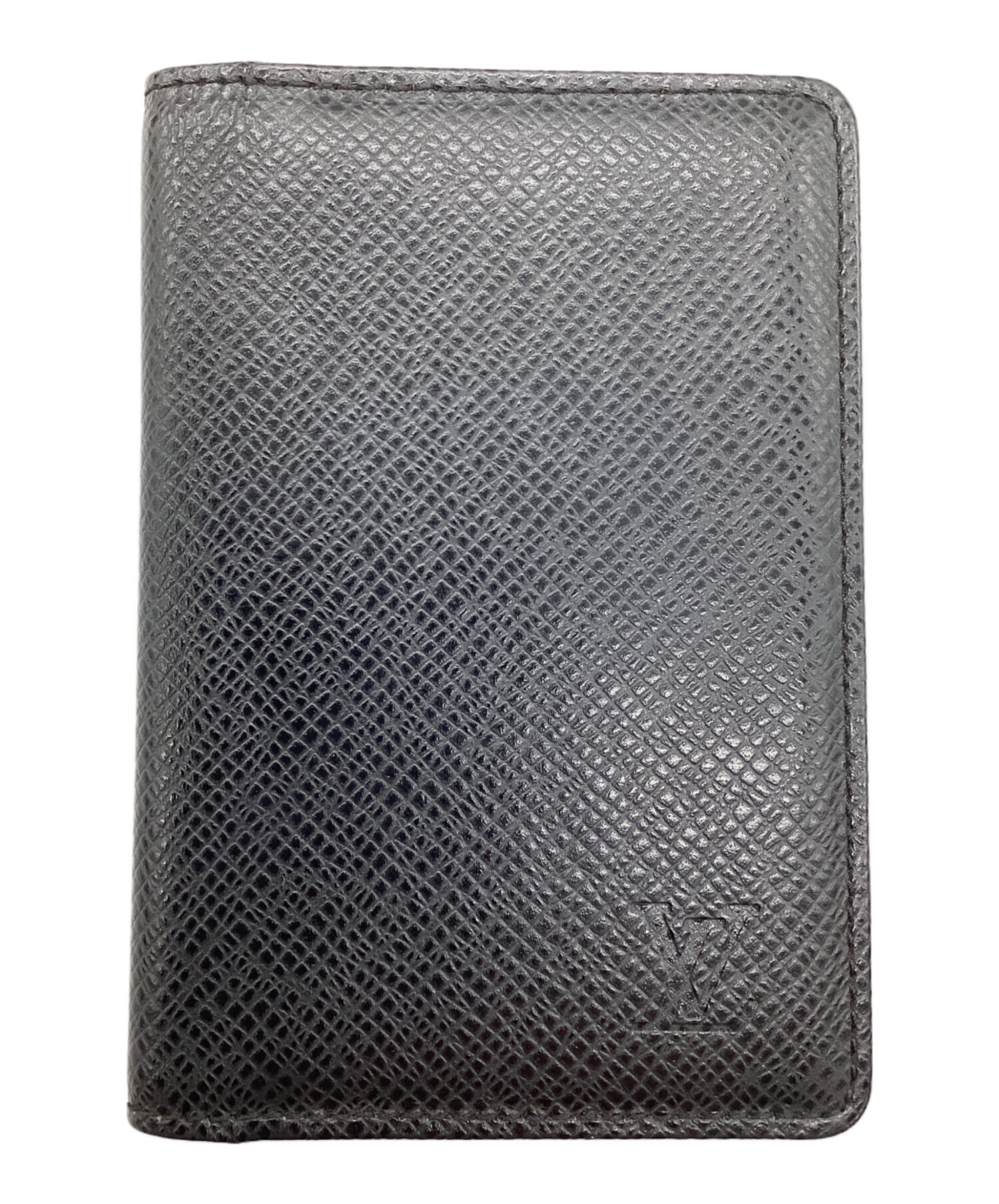 【未使用に近い】美品 ルイヴィトン タイガ ケース ブラック レザー 中古・古着通販】LOUIS VUITTON (ルイ ヴィトン) カードケース タイガ