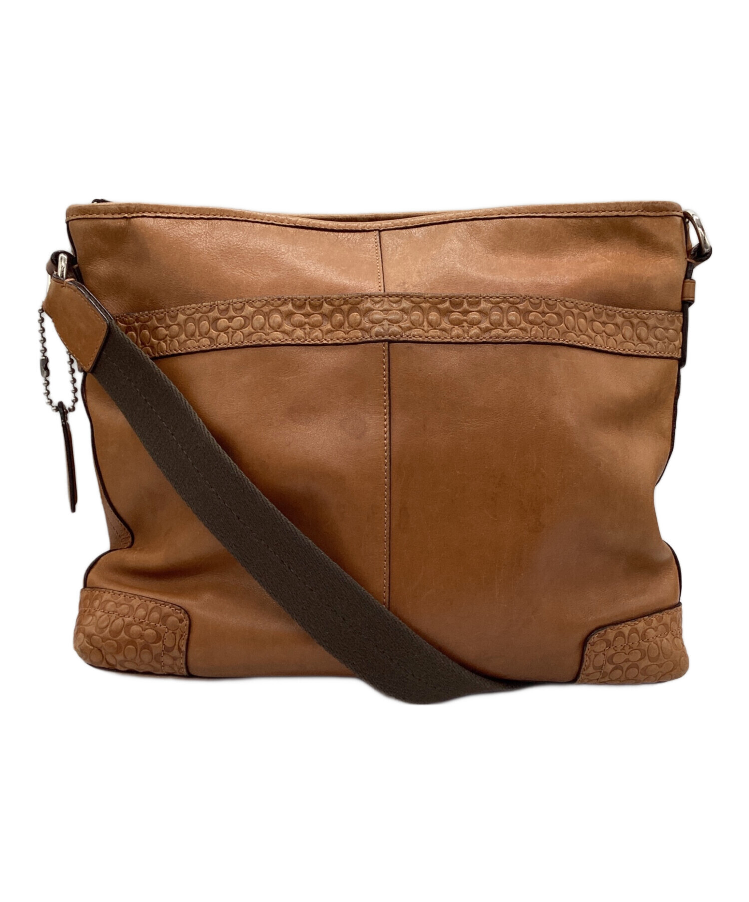 中古・古着通販】COACH (コーチ) ショルダーバッグ ブラウン｜ブランド