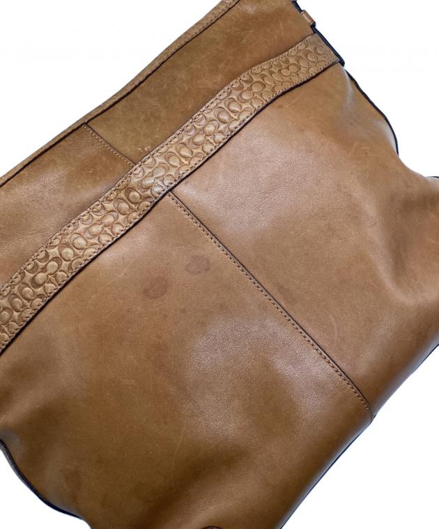 中古・古着通販】COACH (コーチ) ショルダーバッグ ブラウン｜ブランド