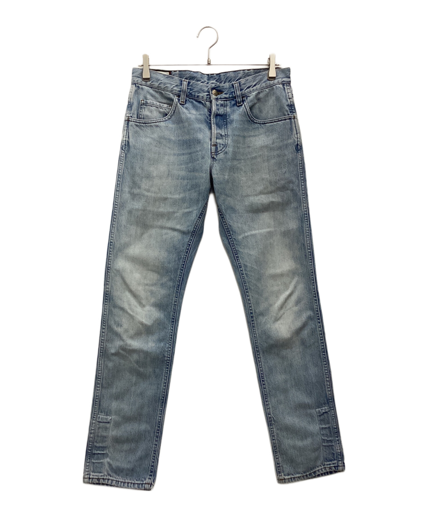 中古・古着通販】GUCCI (グッチ) デニムパンツ シェリーライン スカイ