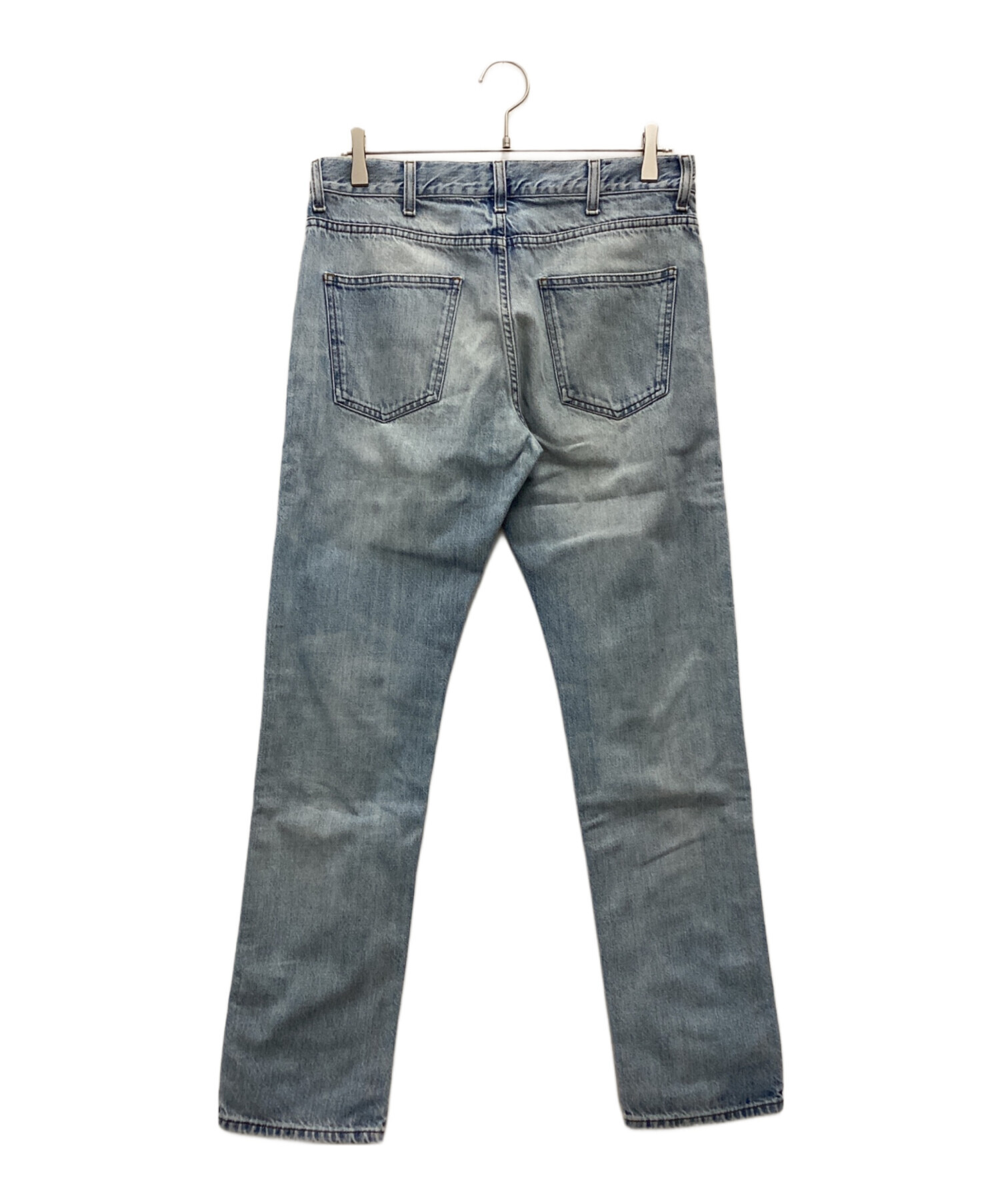 中古・古着通販】GUCCI (グッチ) デニムパンツ シェリーライン スカイ