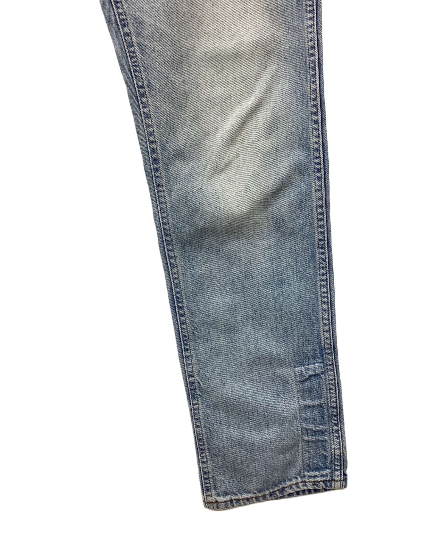中古・古着通販】GUCCI (グッチ) デニムパンツ シェリーライン スカイ