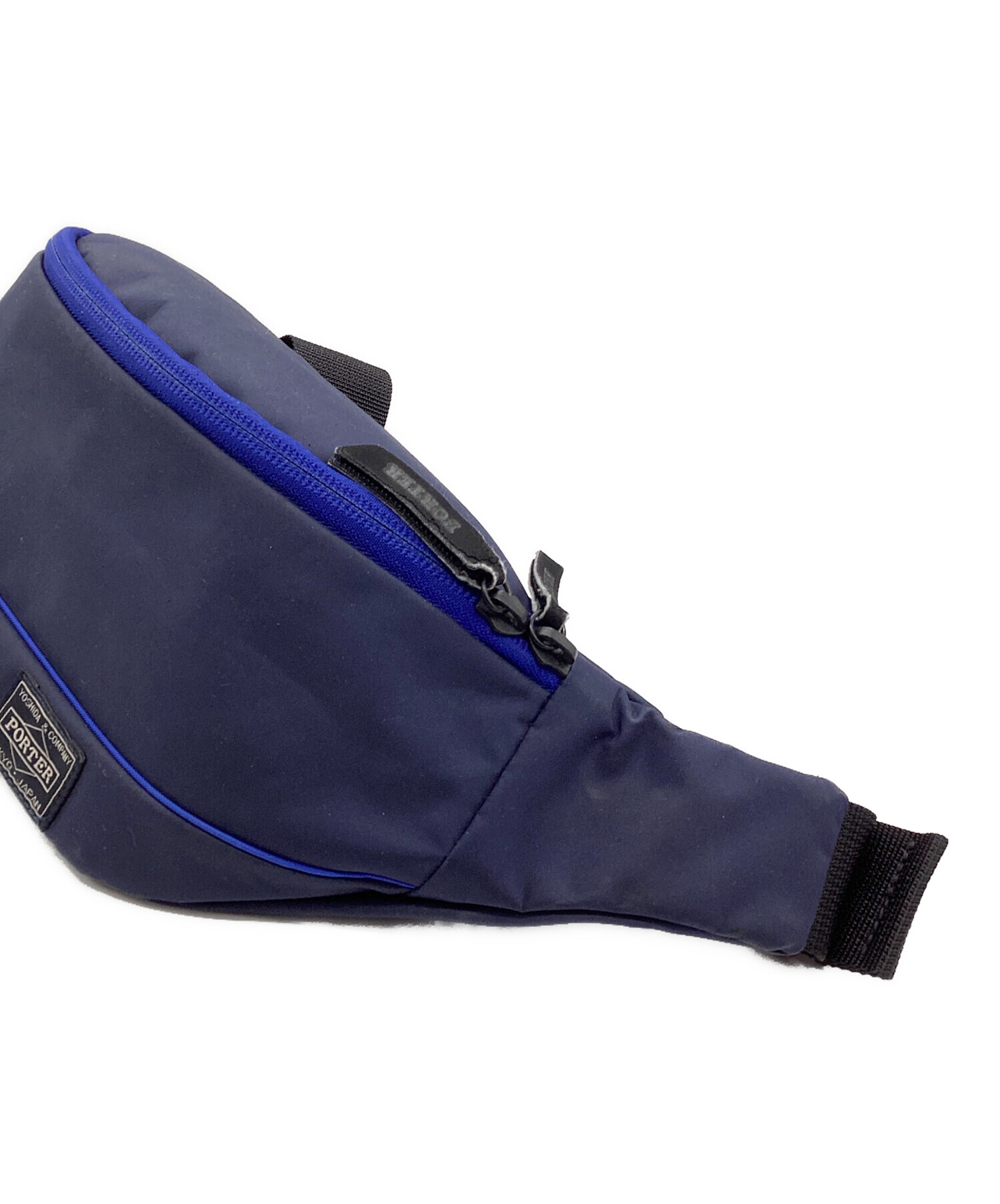PORTER ボディバッグ ネイビー　美品 中古・古着通販】PORTER (ポーター) ボディバッグ ネイビー｜ブランド