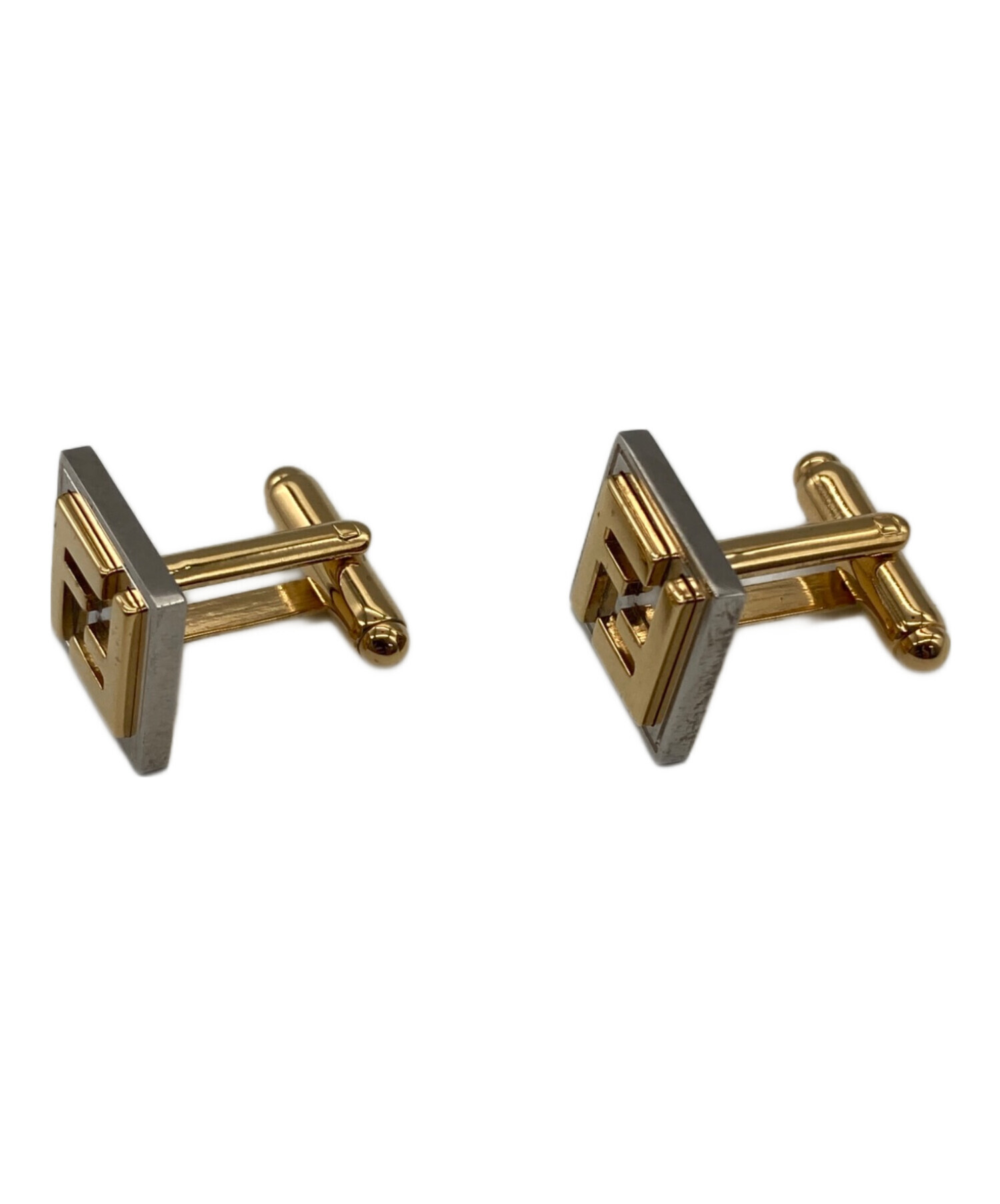 ヴィンテージカフス　金　1g × 2 FINE GOLD 999.9 中古・古着通販】FENDI (フェンディ) カフス2Pセット ゴールド