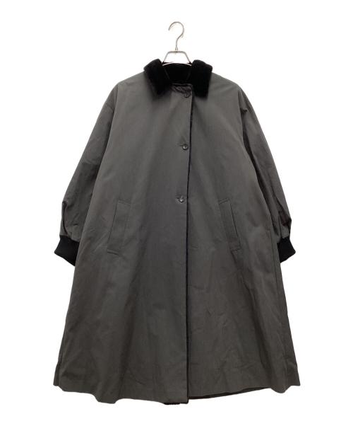 mizuiroind バックボアコート(グレー) 中古・古着通販】mizuiro-ind (ミズイロインド) バッグボアコート