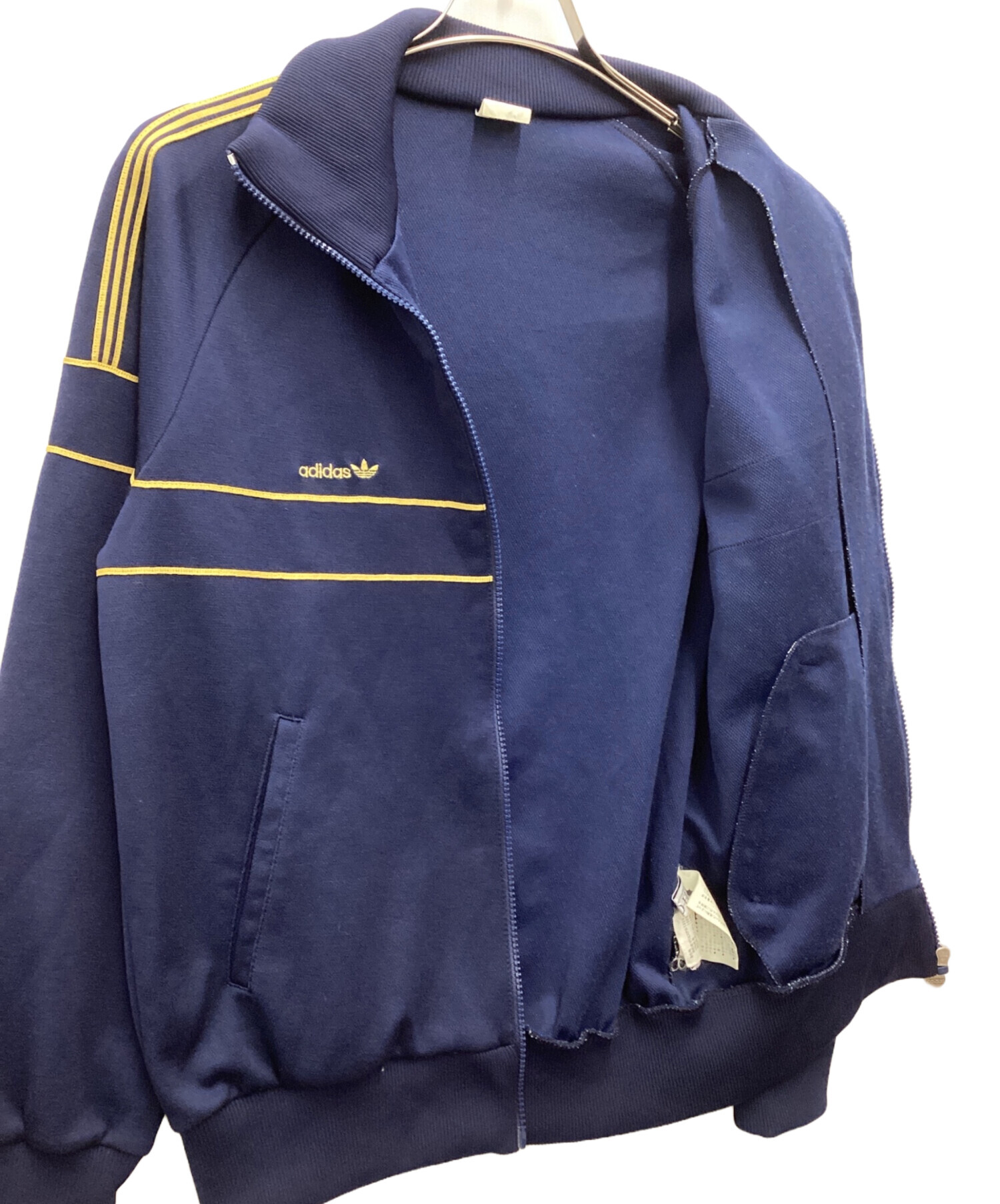 中古・古着通販】adidas (アディダス) トラックジャケット ネイビー
