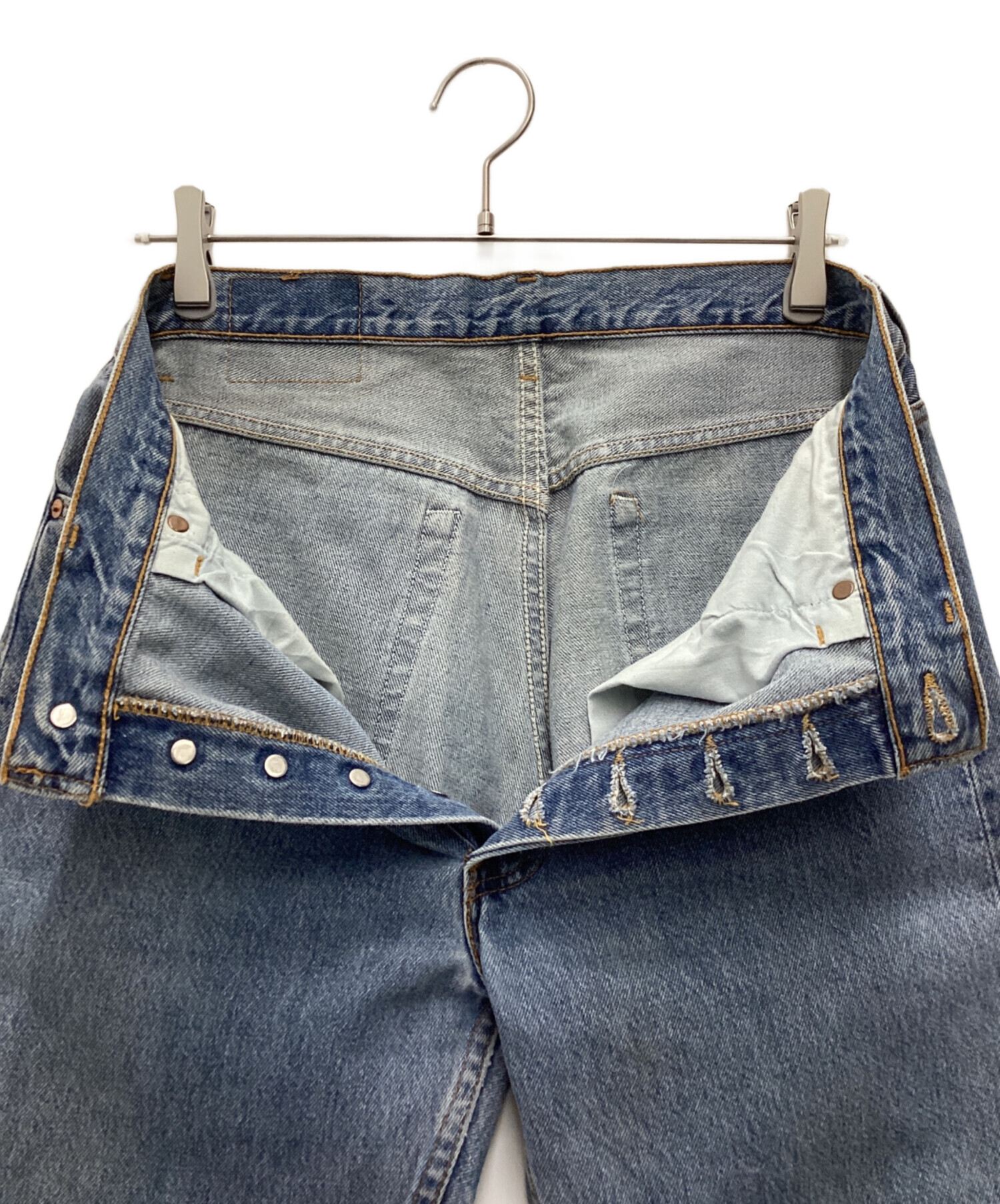 中古・古着通販】LEVI'S (リーバイス) デニムパンツ USA製 ボタン