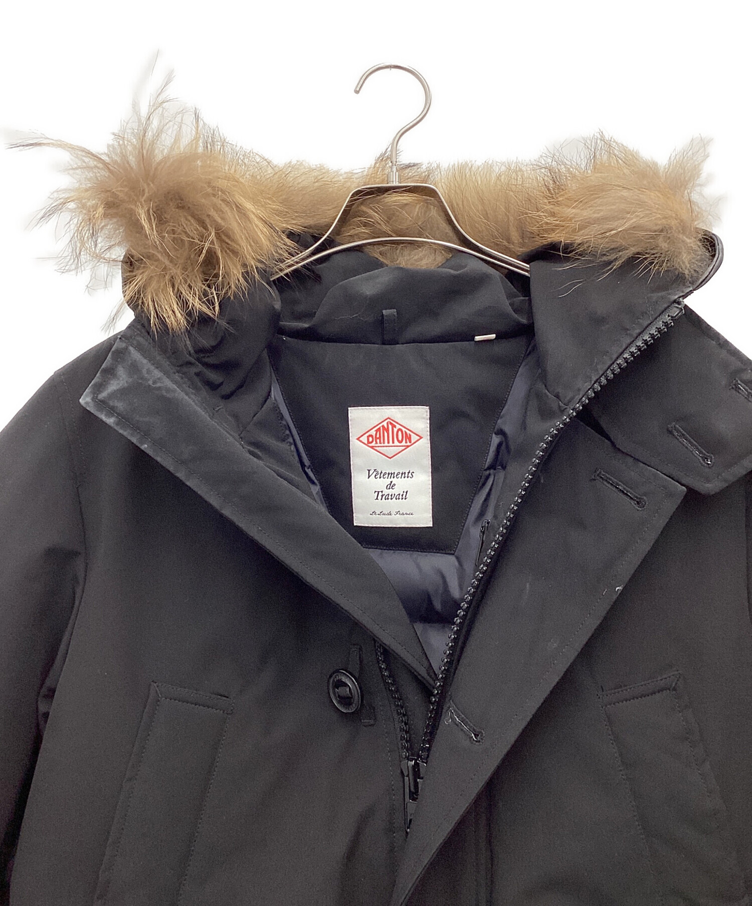 中古・古着通販】DANTON (ダントン) ダウンコート ブラック サイズ