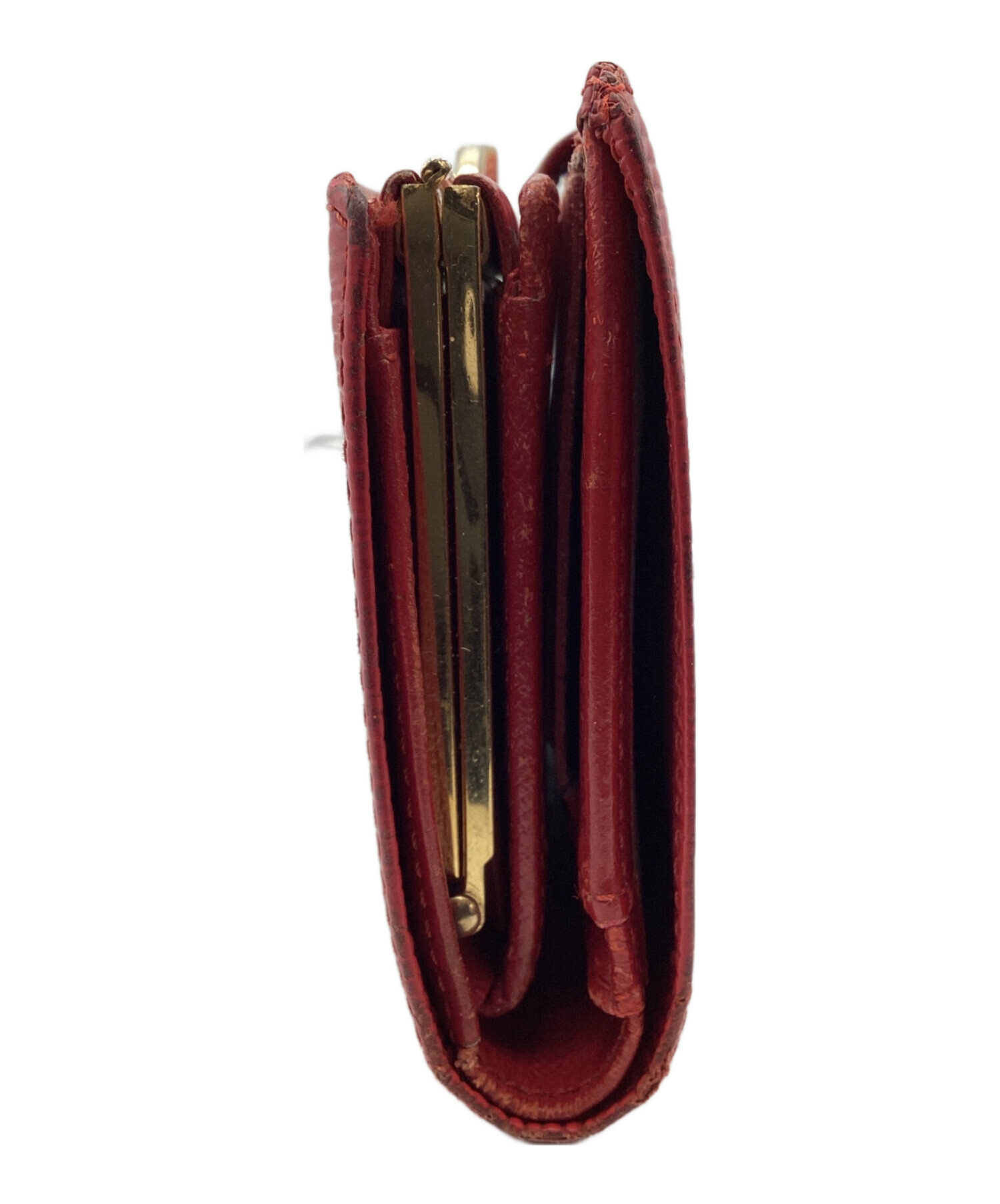 【LOUIS VUITTON】ルイヴィトン エピ 二つ折り財布 レザー レッド 中古・古着通販】LOUIS VUITTON (ルイ ヴィトン) 2つ折り財布 エピ