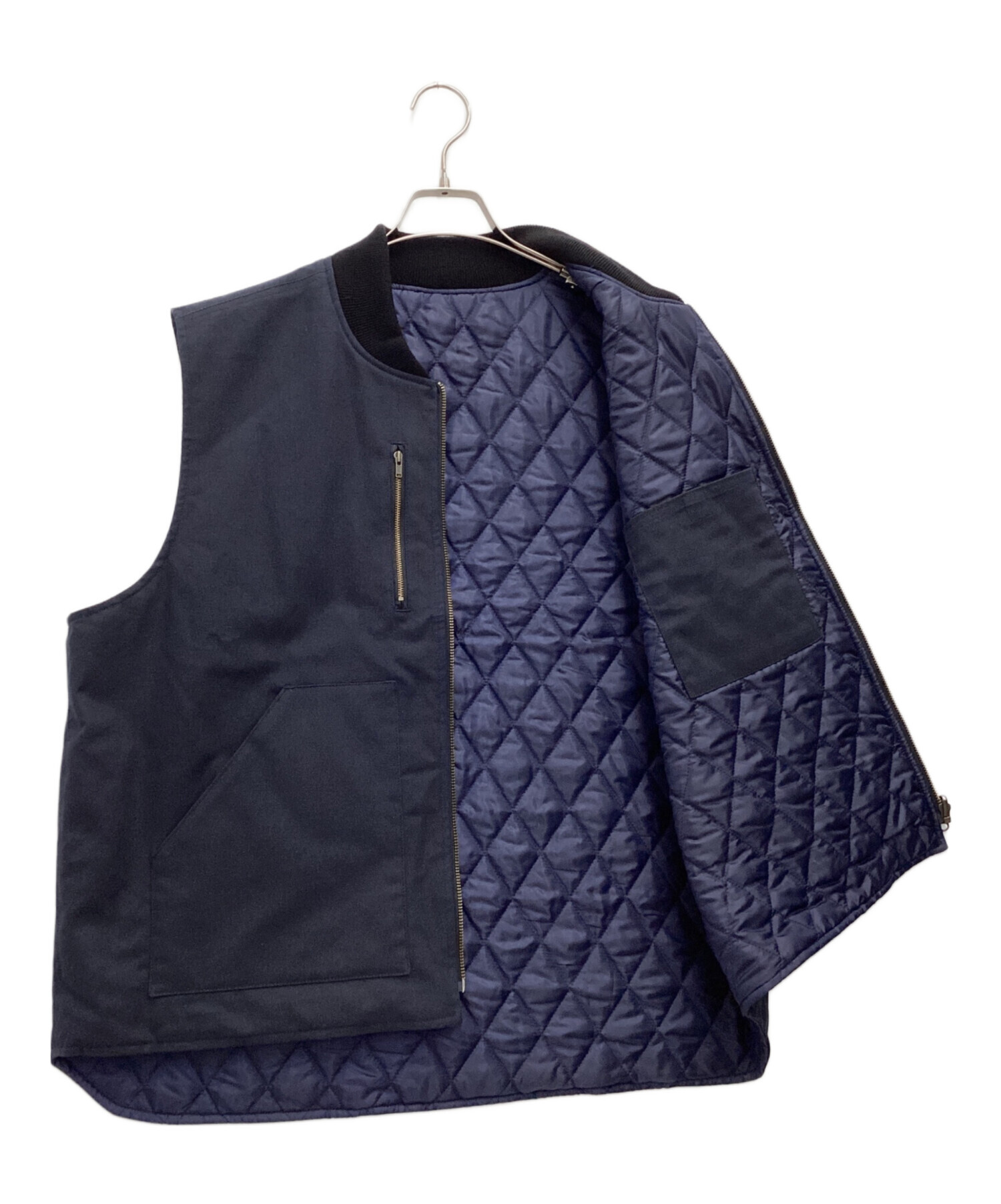 中古・古着通販】FINESIXXX (ファインシックス) ダックベスト ネイビー