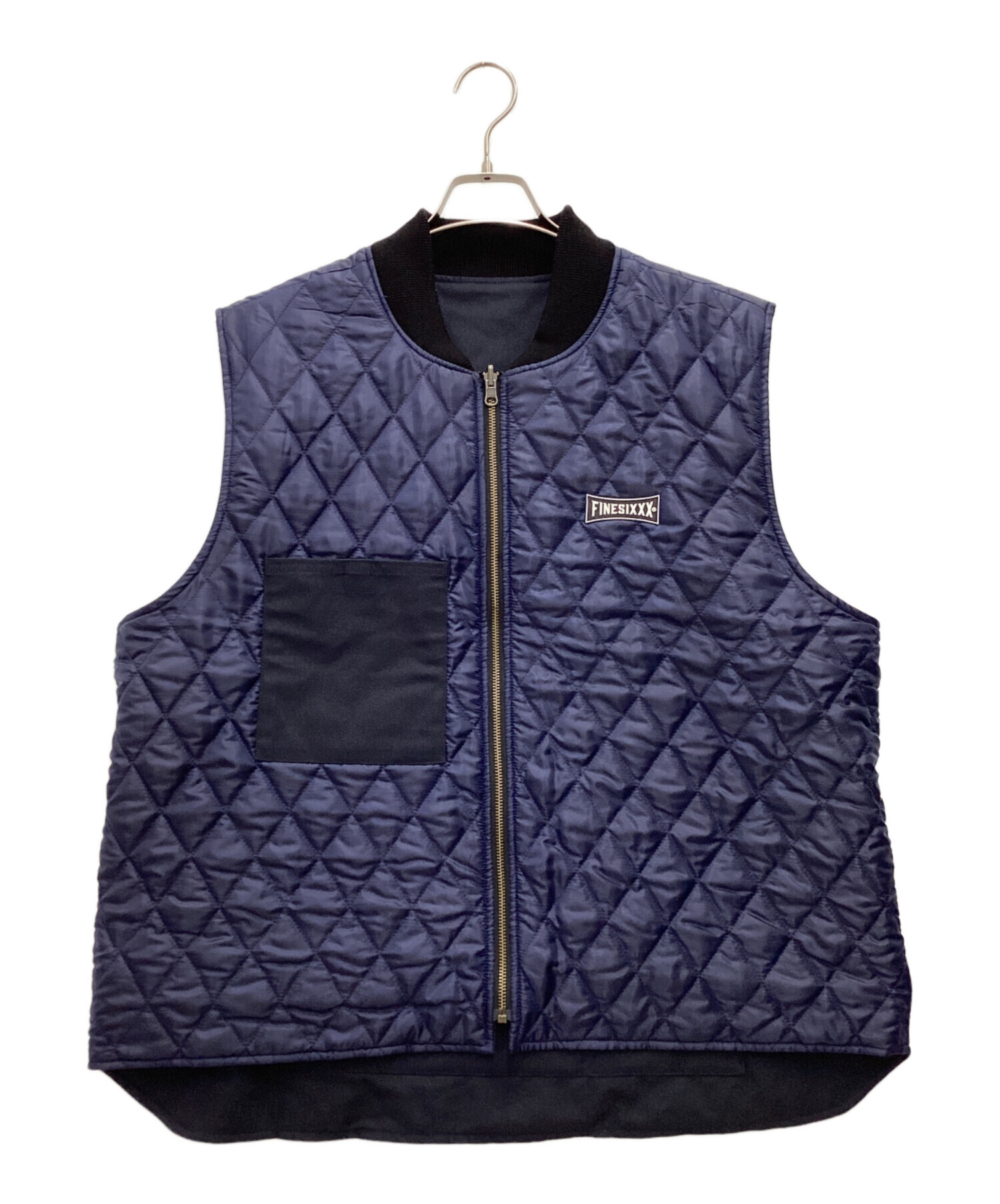 中古・古着通販】FINESIXXX (ファインシックス) ダックベスト ネイビー