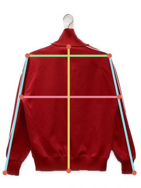 中古・古着通販】PUMA (プーマ) トラックジャケット 80s 緑タグ レッド
