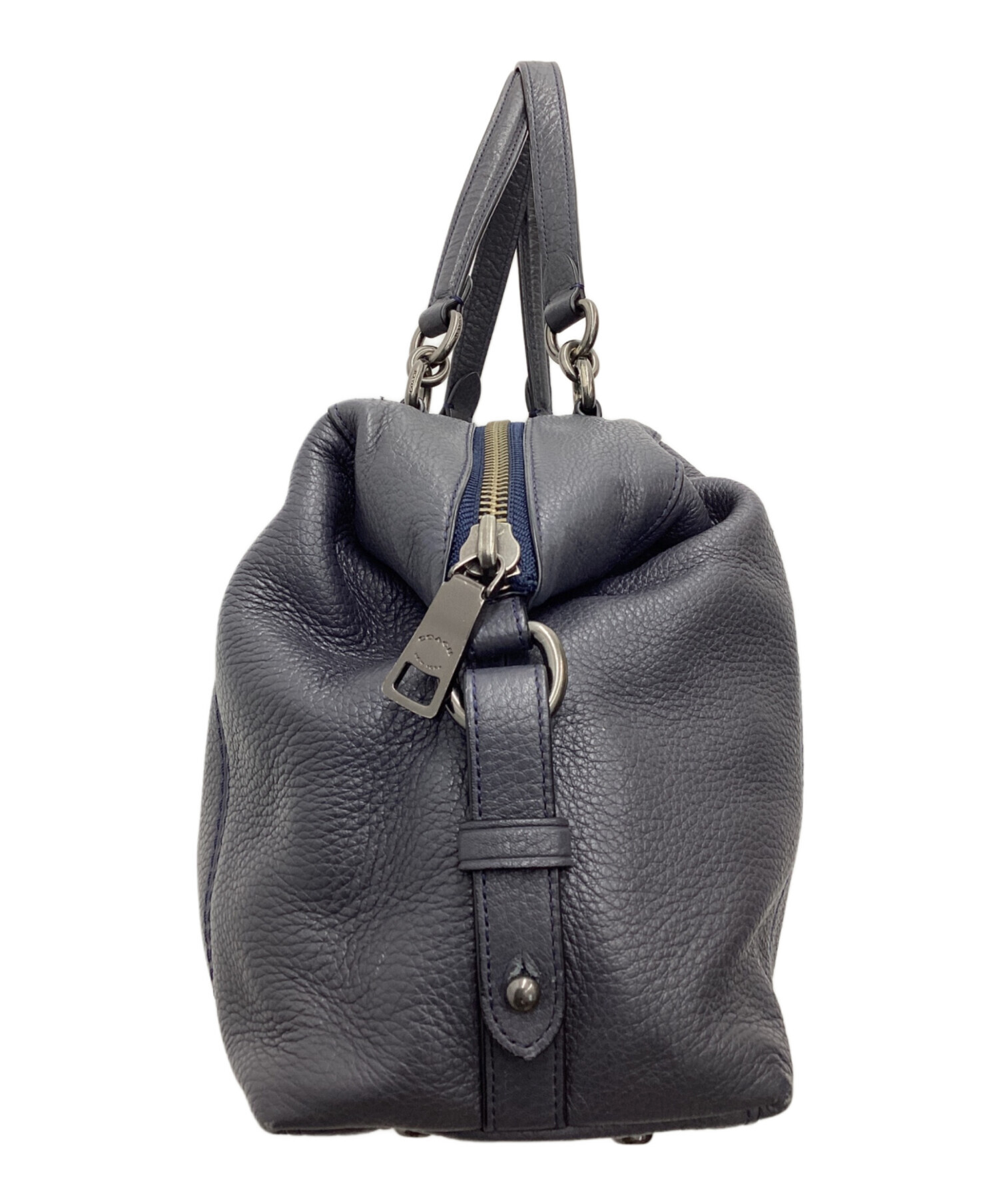 中古・古着通販】COACH (コーチ) 2WAYバッグ ネイビー｜ブランド・古着 