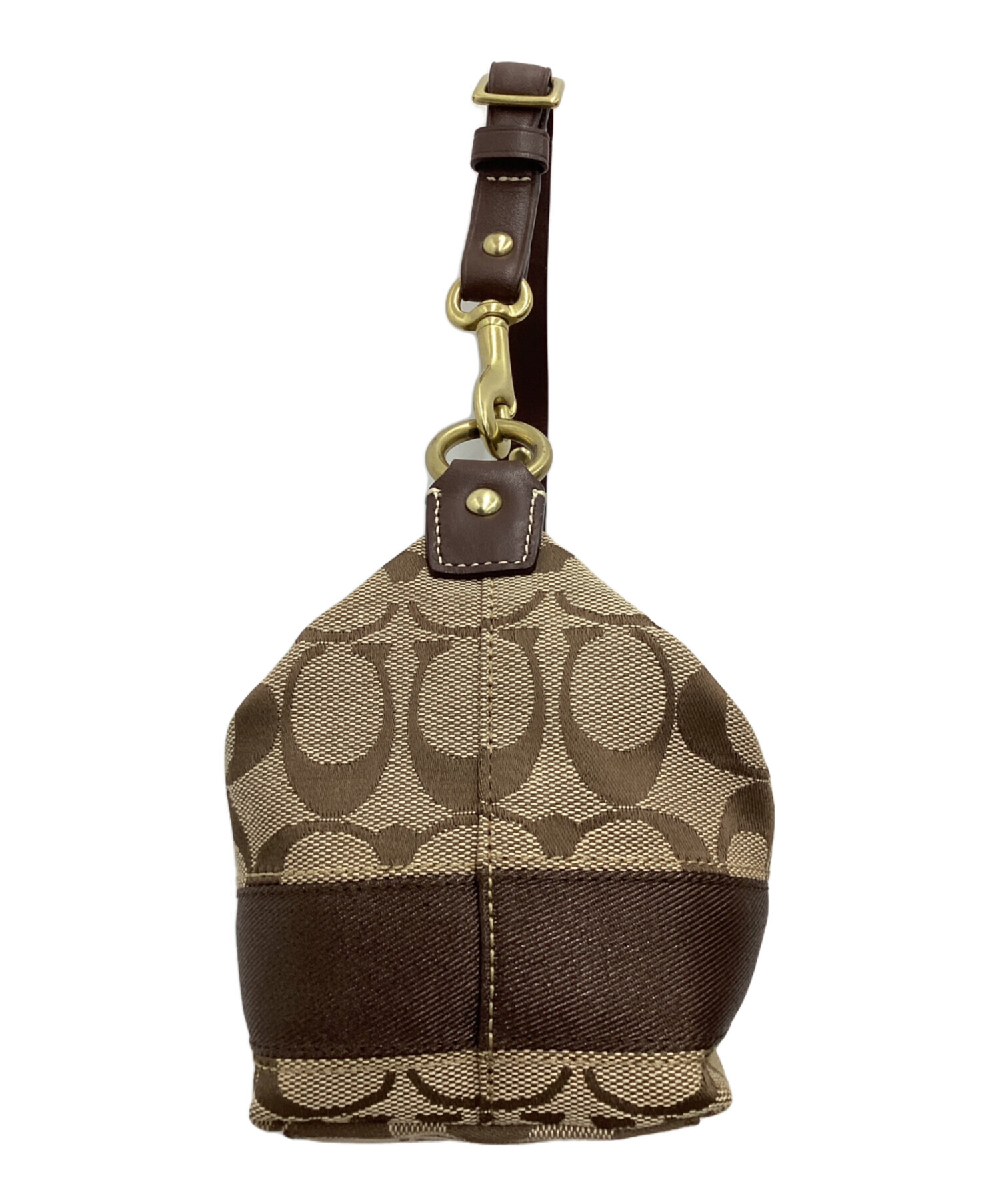 中古・古着通販】COACH (コーチ) ハンドバッグ ブラウン｜ブランド
