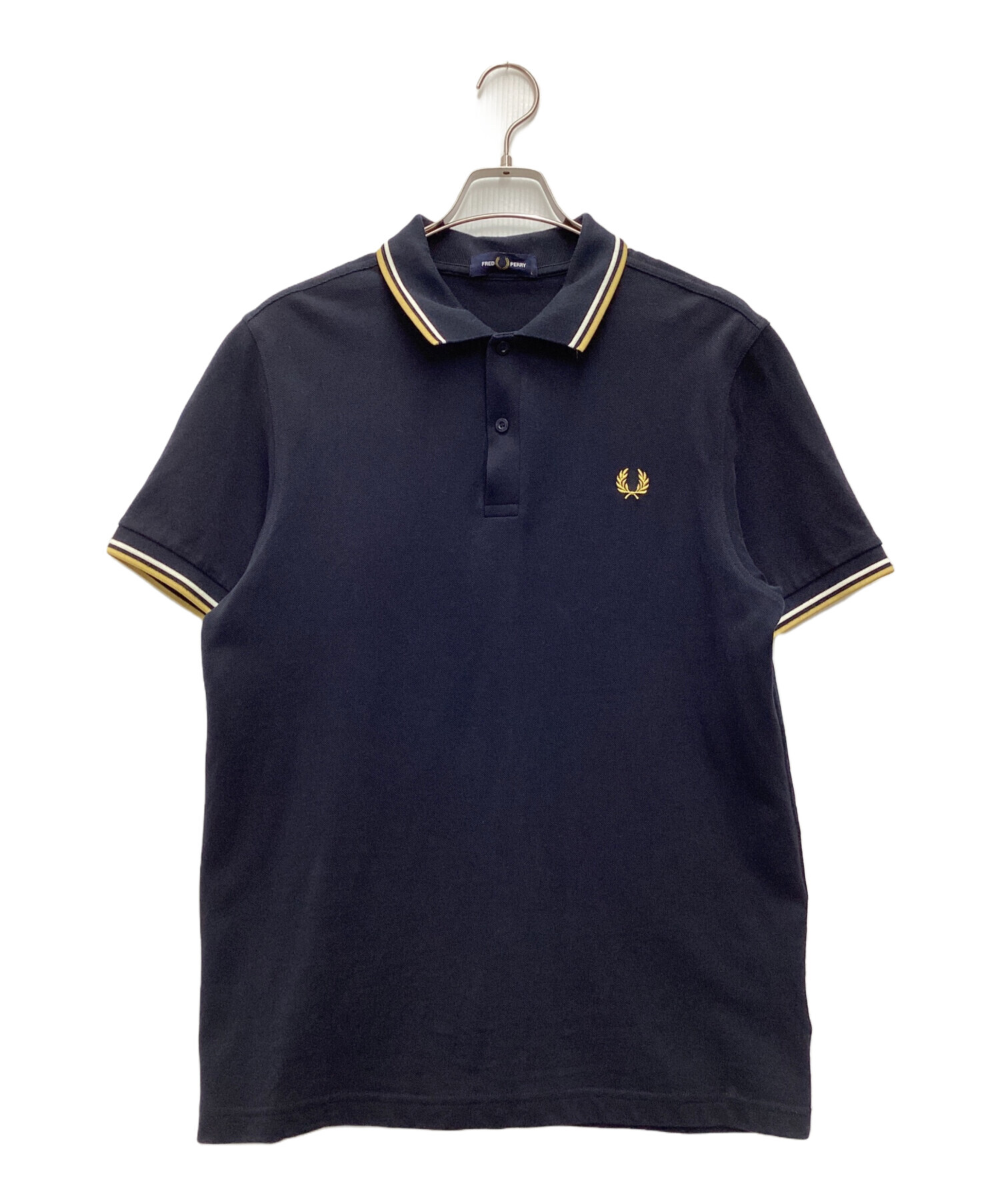 3連休限定お値下げ【タグあり/新品】FRED PERRY ネイビー ポロシャツ 中古・古着通販】FRED PERRY (フレッドペリー) ポロシャツ ネイビー