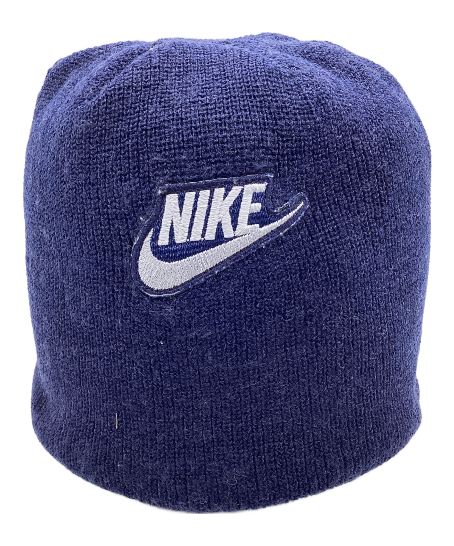 希少◎00s 90s NIKE ボーダー ニット帽 刺繍 vintage y2k 中古・古着通販】NIKE (ナイキ) ニット帽 90s ネイビー｜ブランド