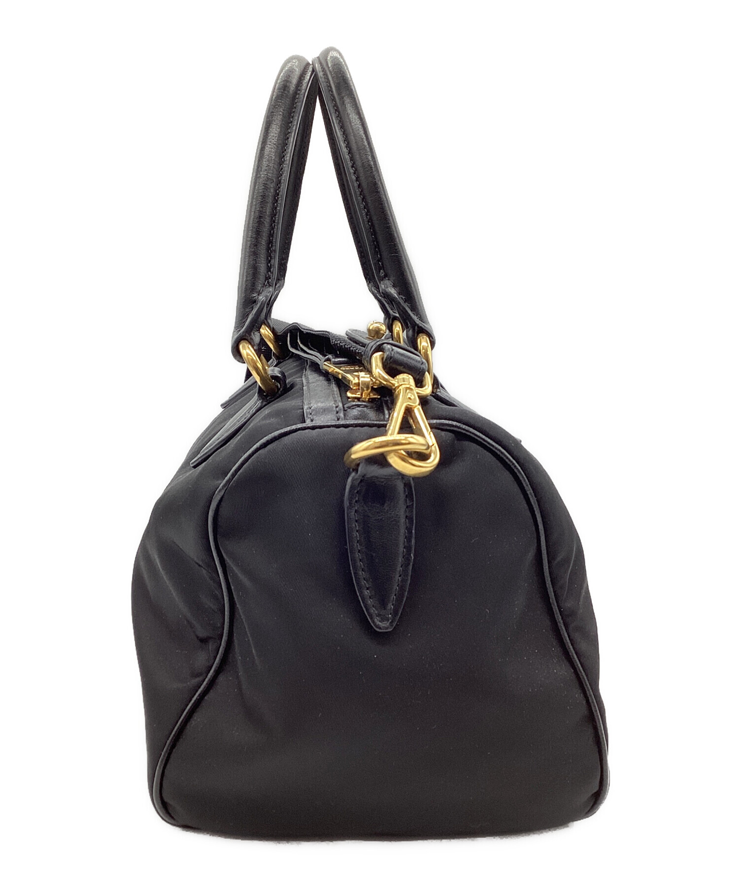 中古・古着通販】PRADA (プラダ) ミニボストンバッグ ブラック