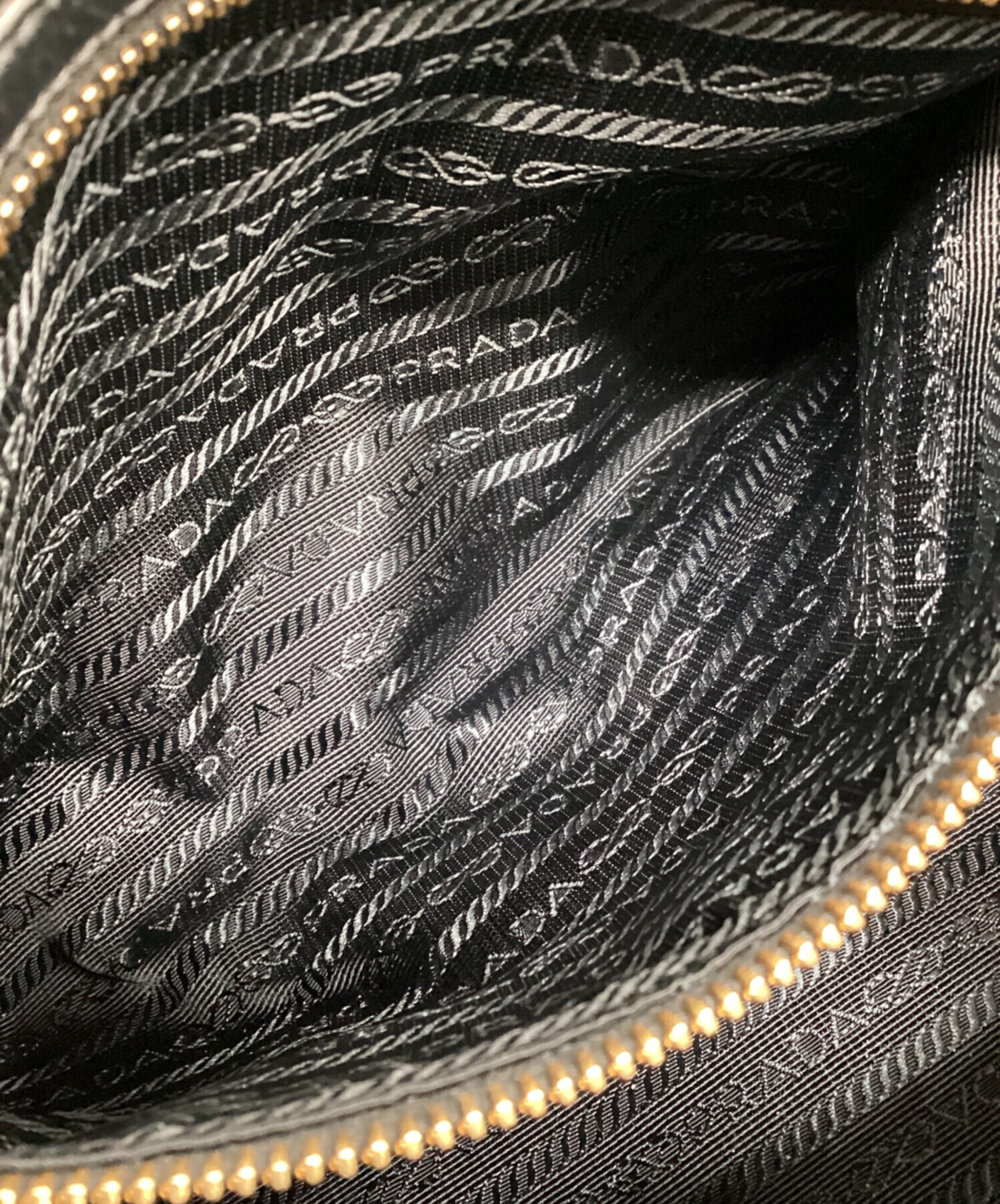 中古・古着通販】PRADA (プラダ) ミニボストンバッグ ブラック