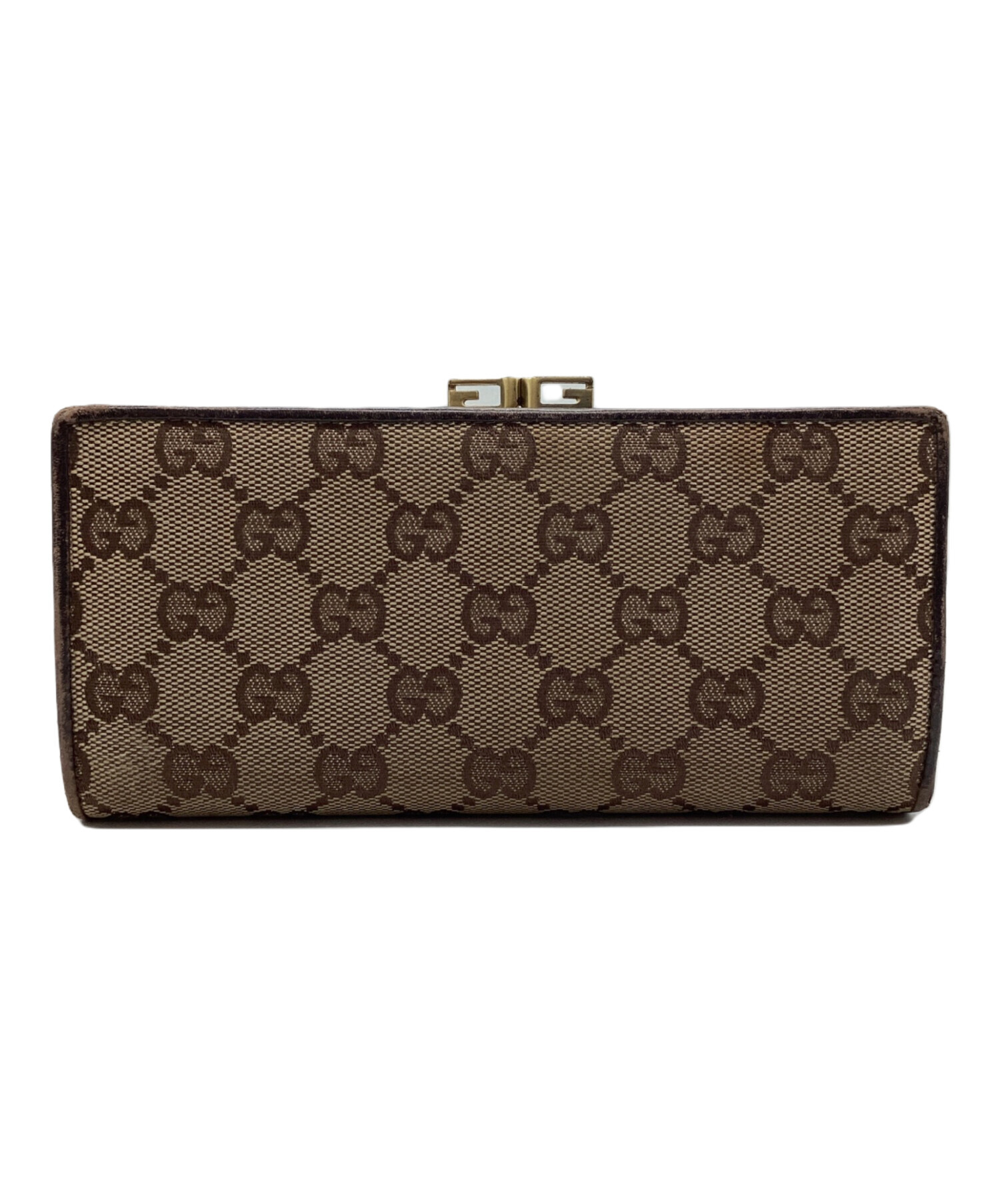 中古・古着通販】GUCCI (グッチ) 長財布 ブラウン｜ブランド・古着通販