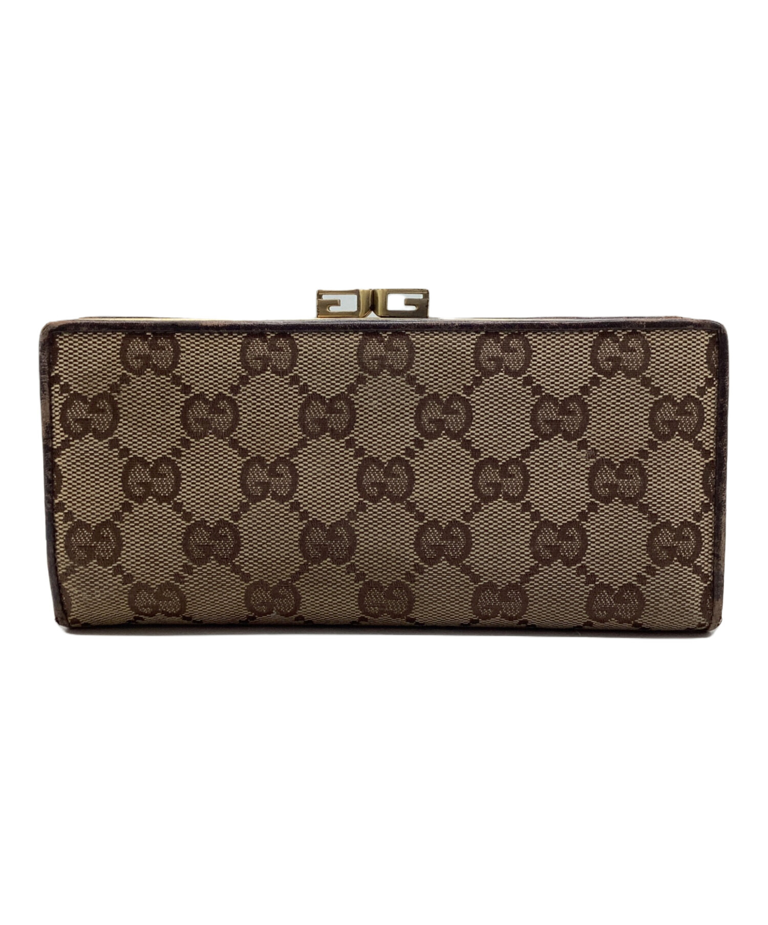 中古・古着通販】GUCCI (グッチ) 長財布 ブラウン｜ブランド・古着通販 