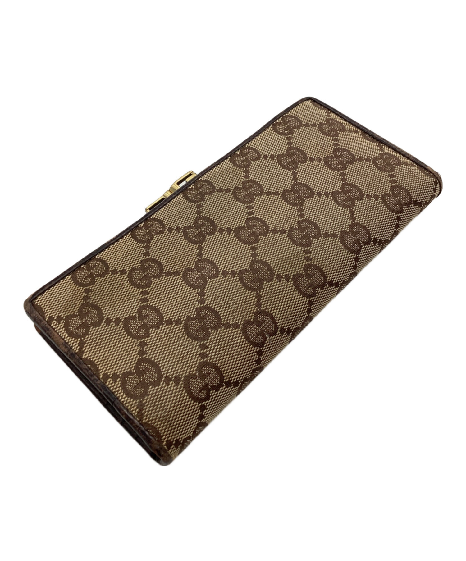 中古・古着通販】GUCCI (グッチ) 長財布 ブラウン｜ブランド・古着通販