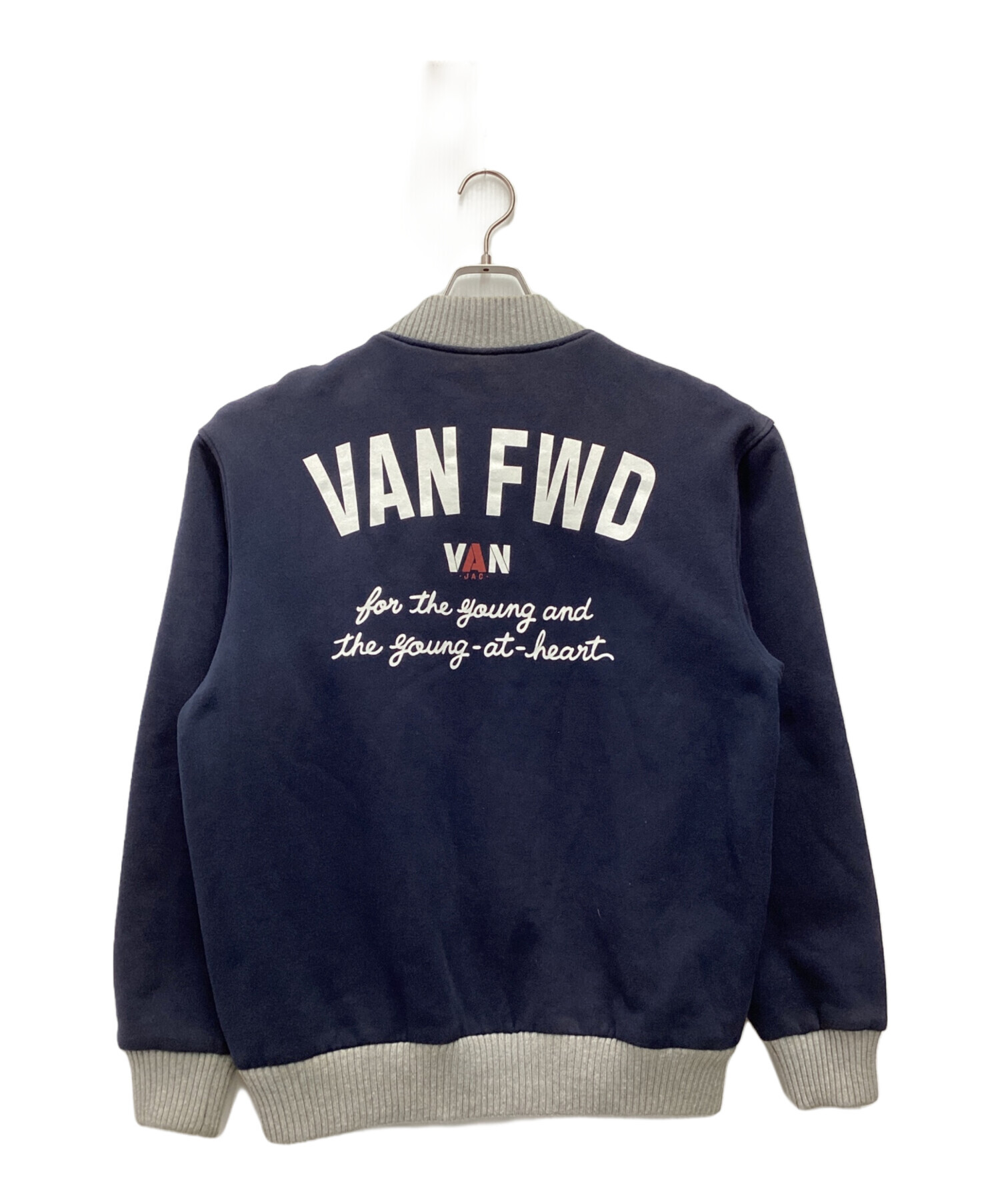 VAN ネイビー ジャンパー 【古着】L 中古・古着通販】VAN (ヴァン) スイングトップ ネイビー サイズ:L