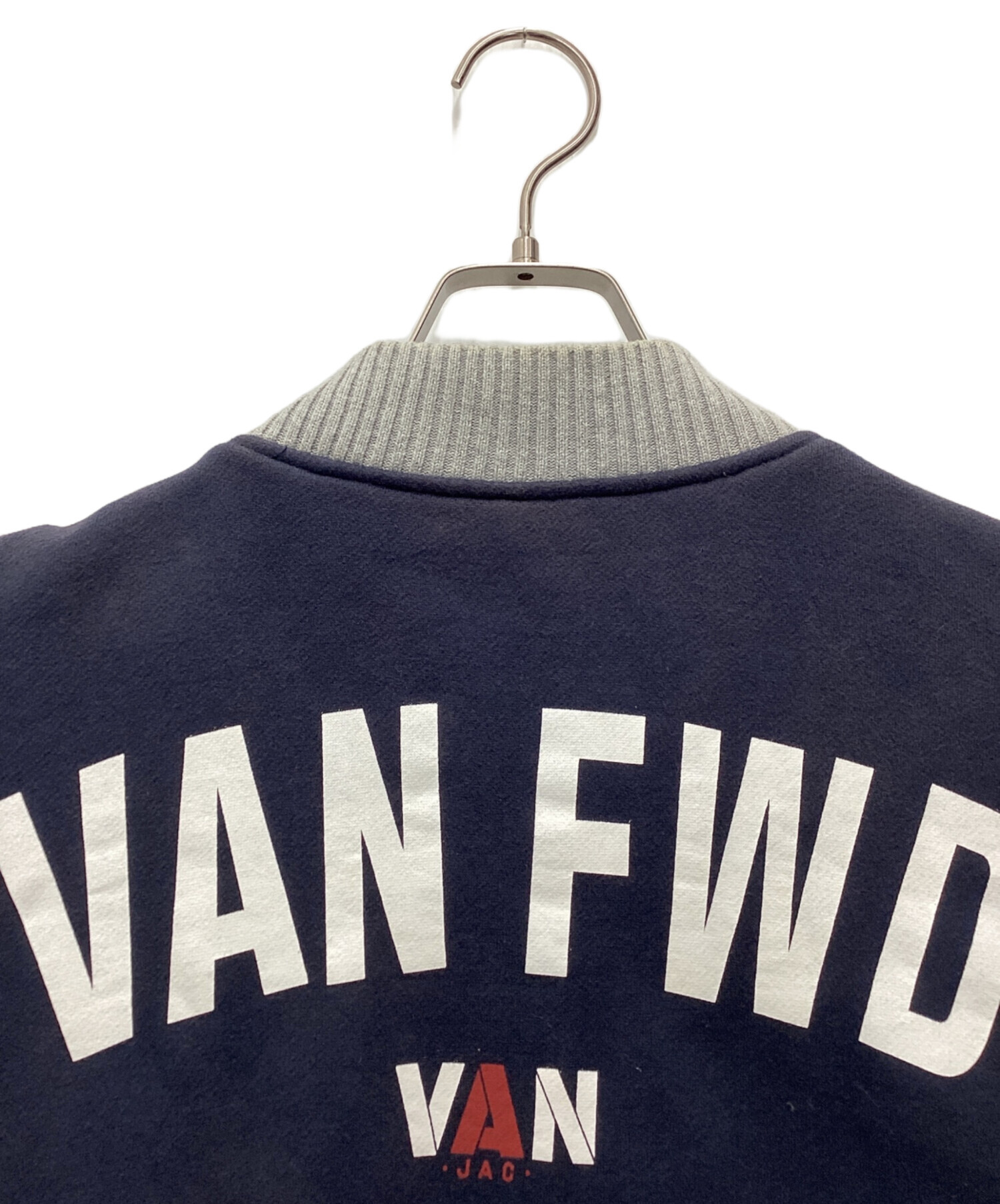 中古・古着通販】VAN (ヴァン) スタジャン ネイビー×グレー サイズ