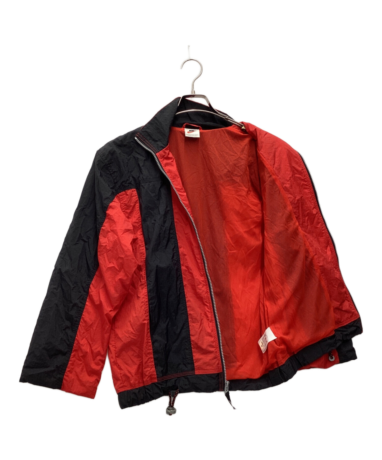 中古・古着通販】NIKE (ナイキ) ナイロンジャケット 銀タグ 90s レッド
