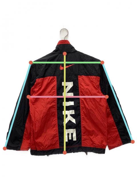中古・古着通販】NIKE (ナイキ) ナイロンジャケット 銀タグ 90s レッド