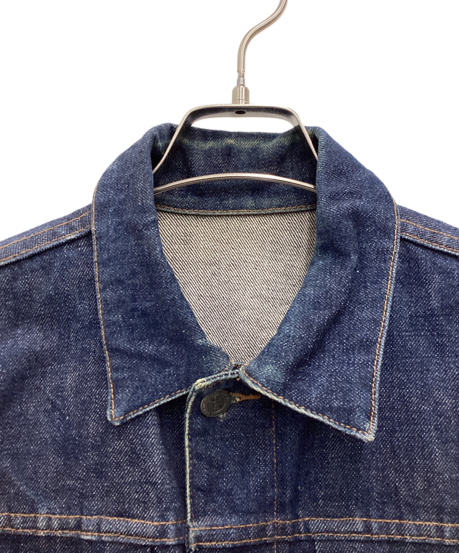 中古・古着通販】A.P.C. (アーペーセー) デニムジャケット ネイビー