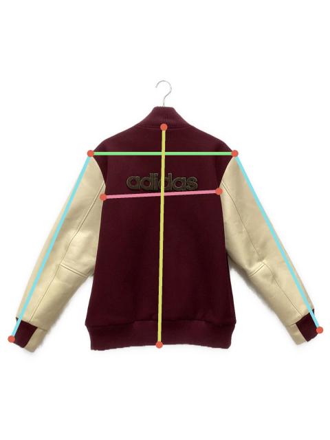 中古・古着通販】adidas (アディダス) スタジャン ベージュ×ボルドー