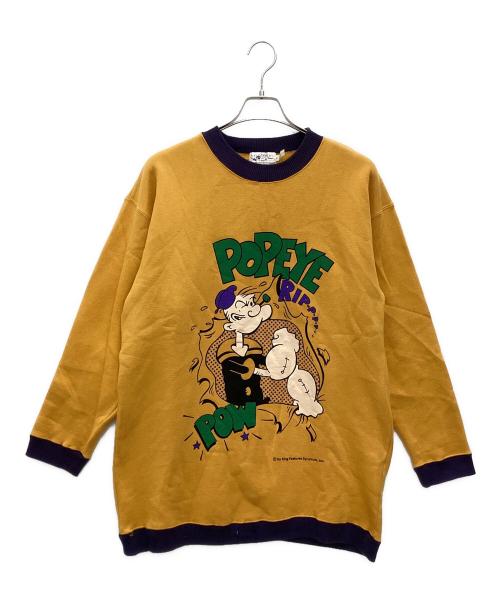 中古・古着通販】popeye (ポパイ) クルーネックスウェット オレンジ