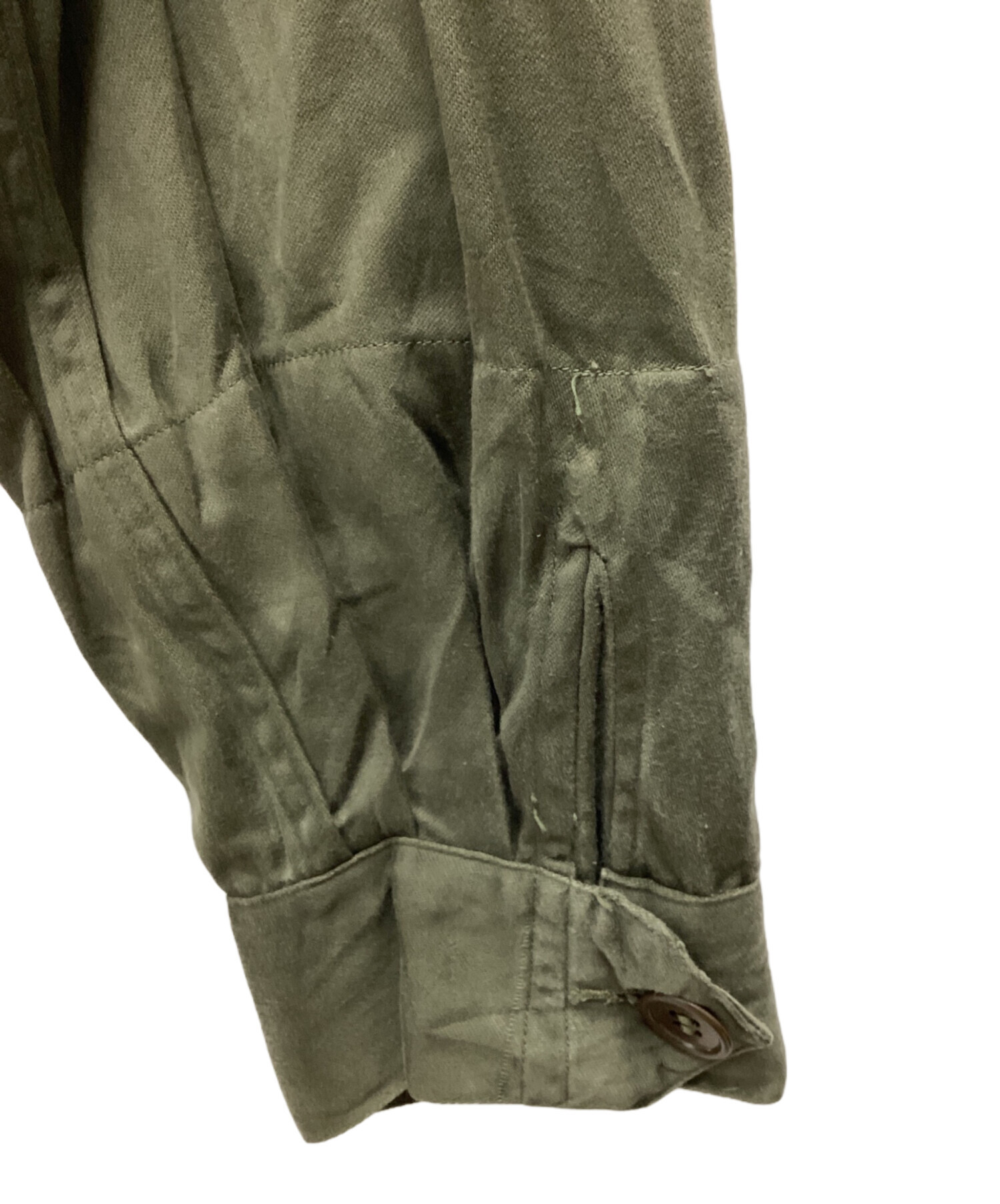 中古・古着通販】French Army (フランス軍) ミリタリーコート オリーブ