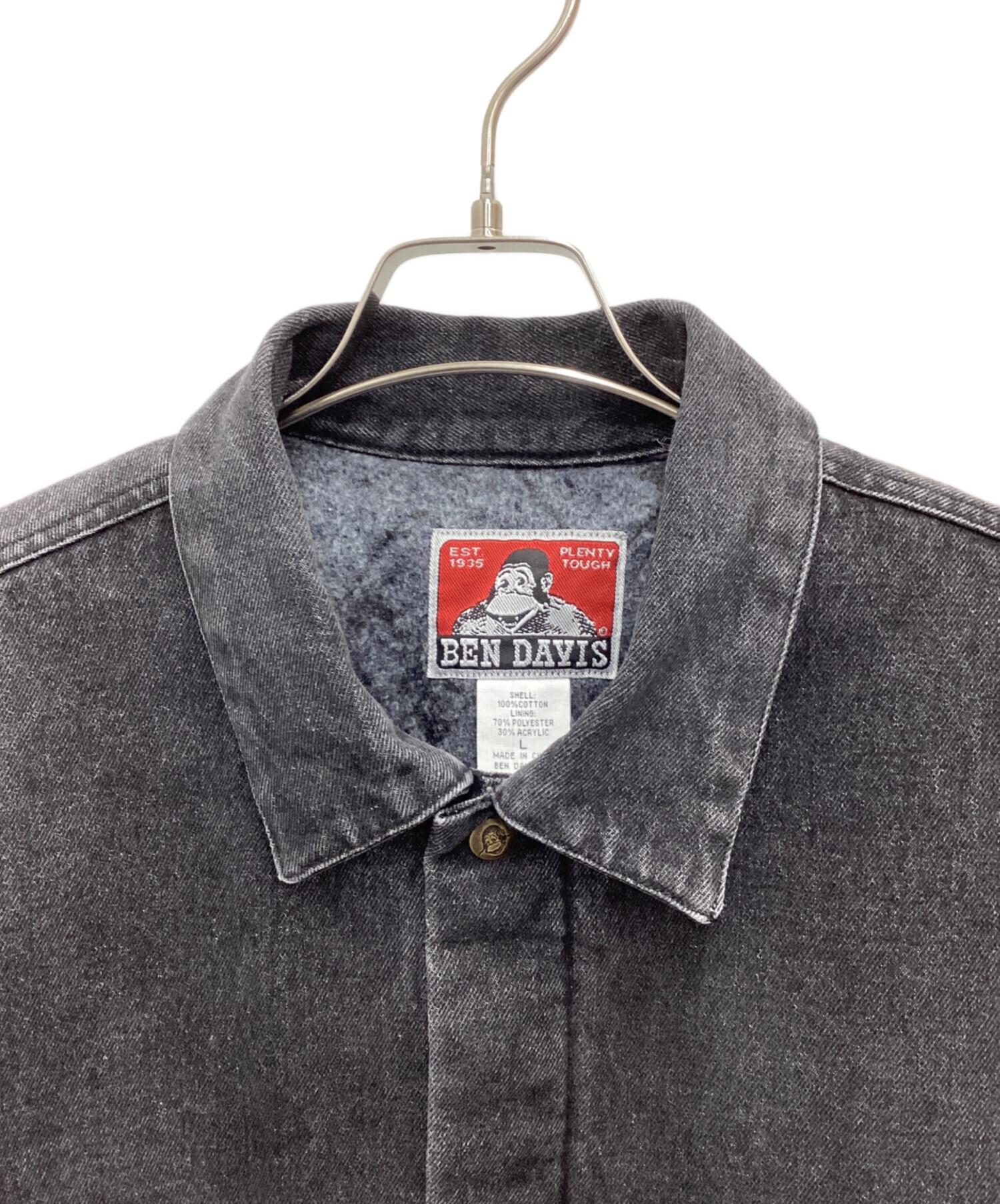 中古・古着通販】BEN DAVIS (ベンデイビス) カバーオール ブラック