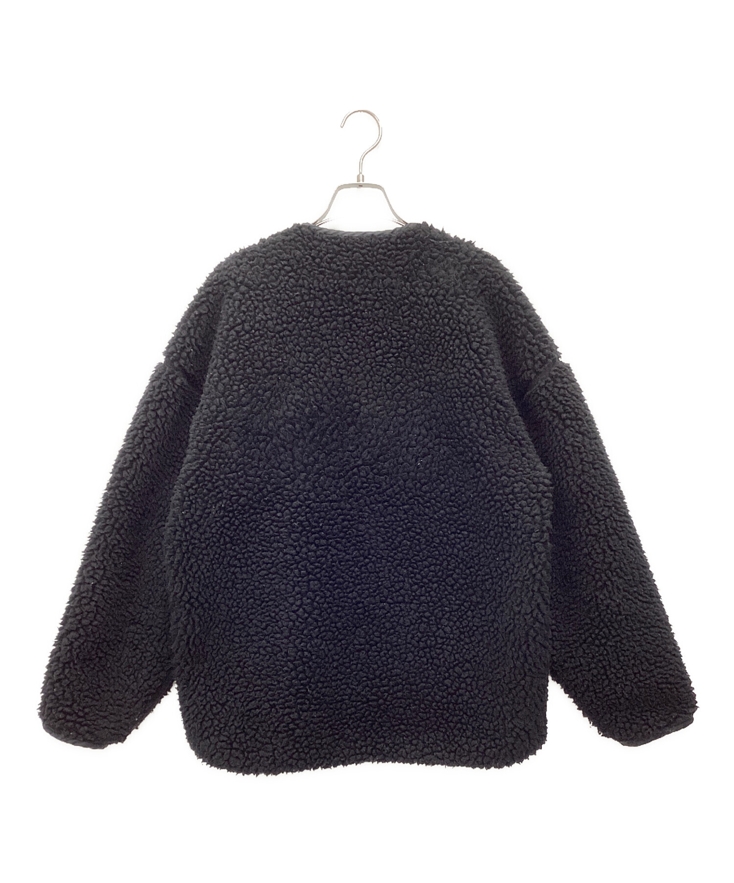 HYKE フリース プルオーバー ブラック サイズ2 中古・古着通販】HYKE (ハイク) フリースジャケット ブラック サイズ