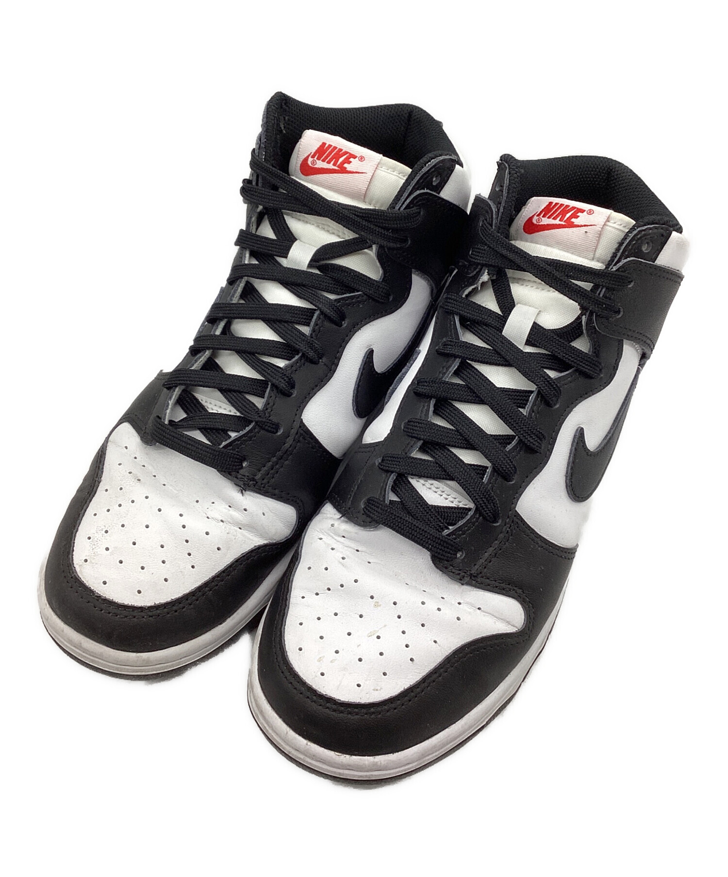 中古・古着通販】NIKE (ナイキ) WMNS DUNK HIGH ブラック×ホワイト