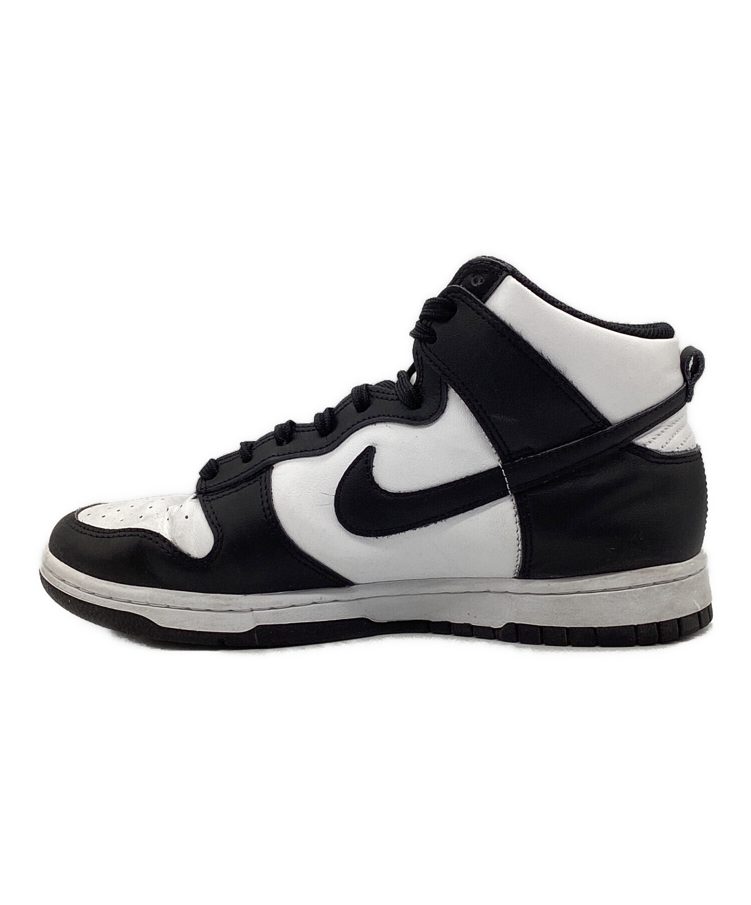 中古・古着通販】NIKE (ナイキ) WMNS DUNK HIGH ブラック×ホワイト