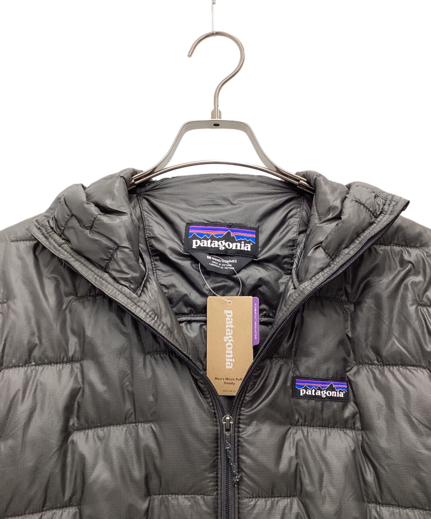 パタゴニア　マイクロパフジャケット　XS グレー　ダウンジャケット 中古・古着通販】Patagonia (パタゴニア) マイクロパフフーディ 中綿