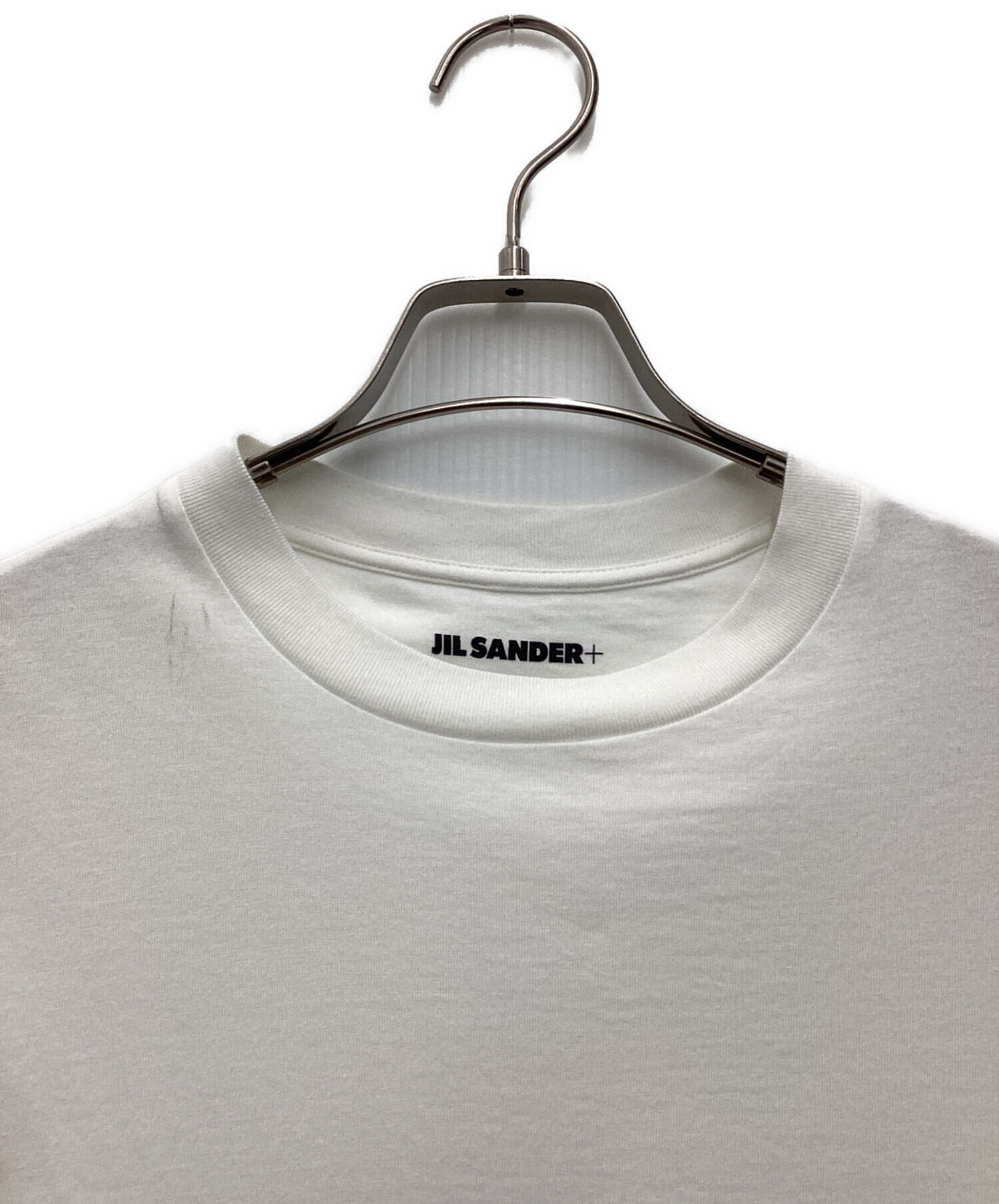JIL SANDER + ジルサンダープラス Tシャツ・カットソー S 白 【古着】【中古】【送料無料】 JIL SANDER + ジルサンダープラス Tシャツ・カットソー S 白 【古着