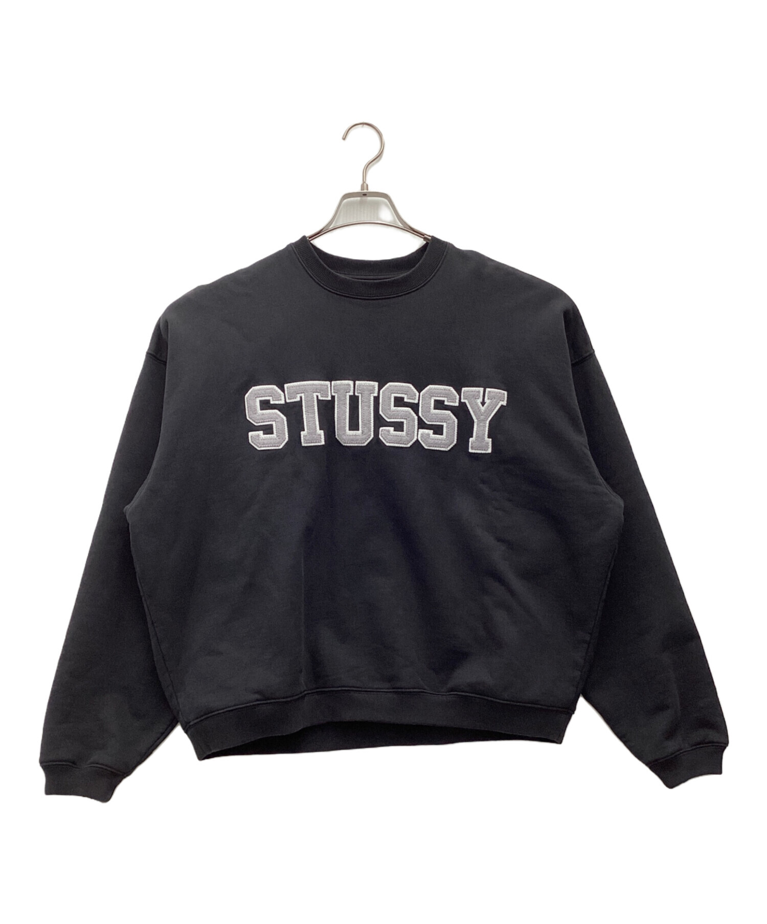 中古・古着通販】stussy (ステューシー) スウェット ブラック サイズ 