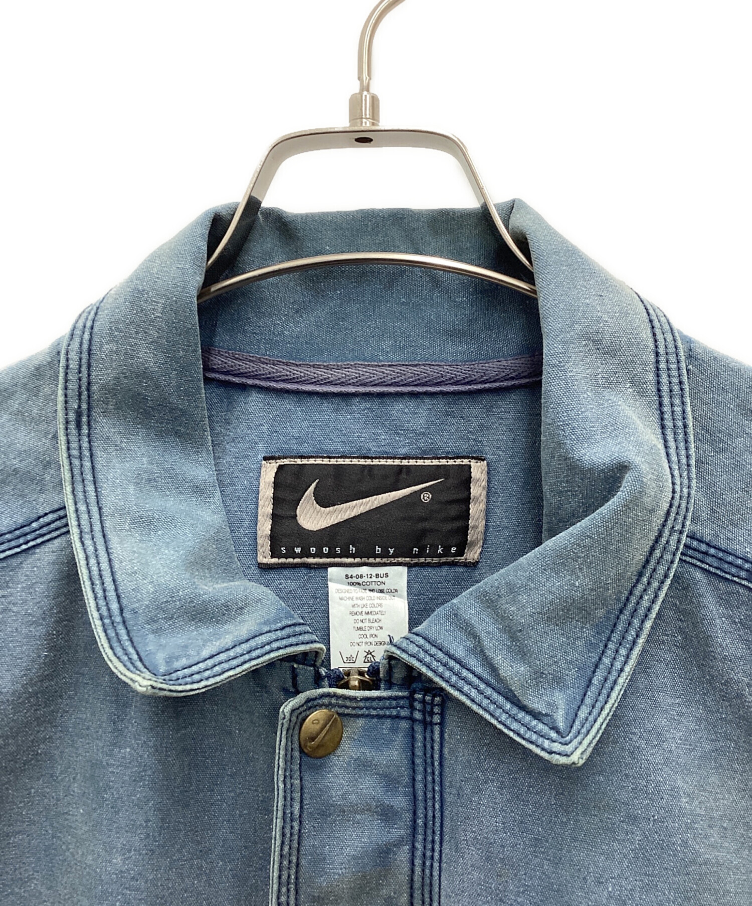 中古・古着通販】NIKE (ナイキ) ジップジャケット スカイブルー サイズ