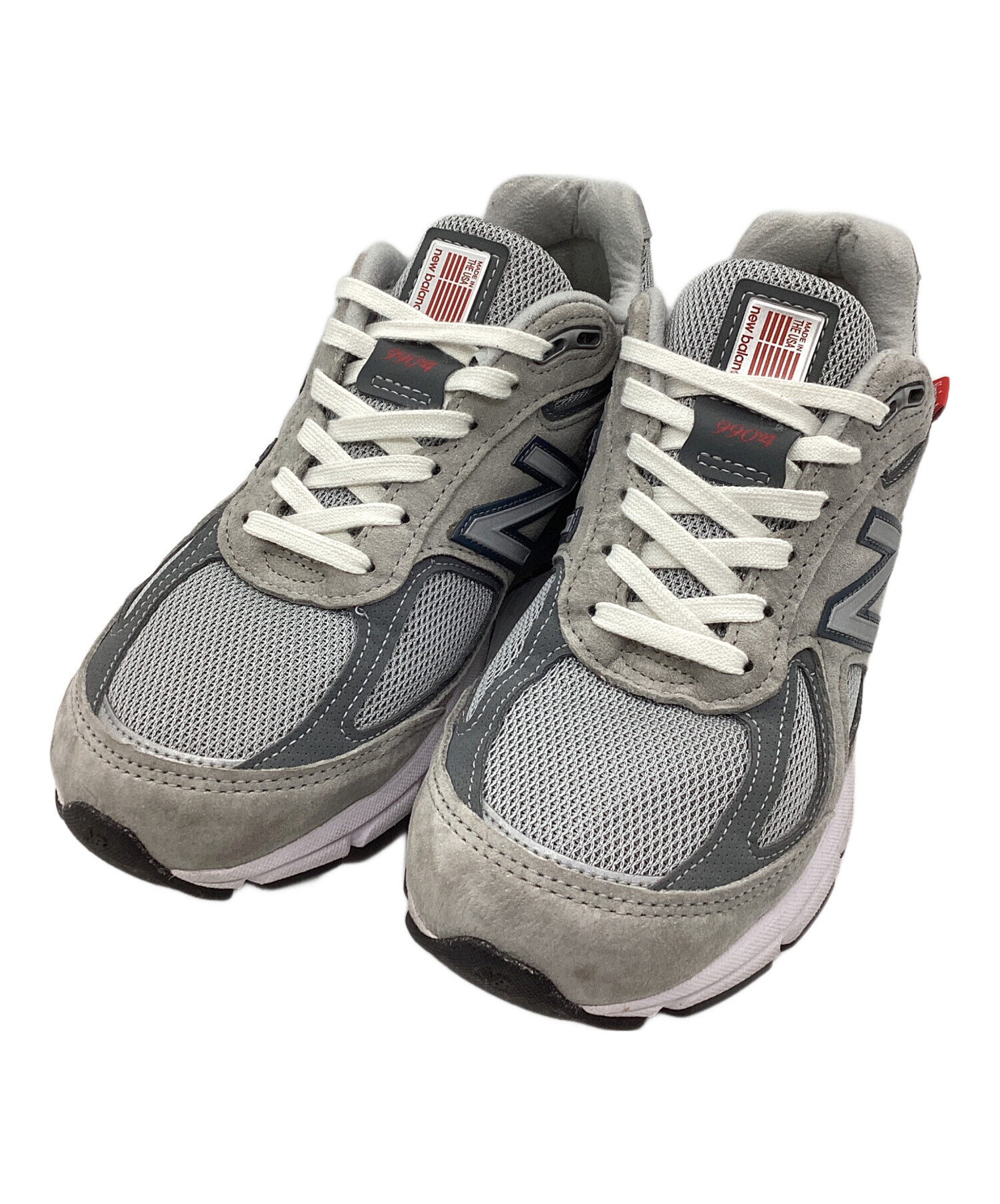 中古・古着通販】NEW BALANCE (ニューバランス) 990V4 グレー サイズ 